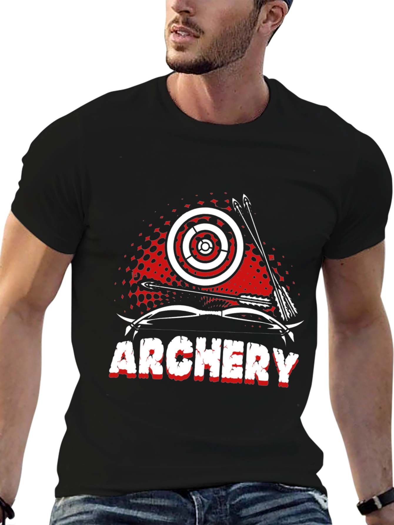 Archery T-Shirt - Target & Arrows Graphic Tee