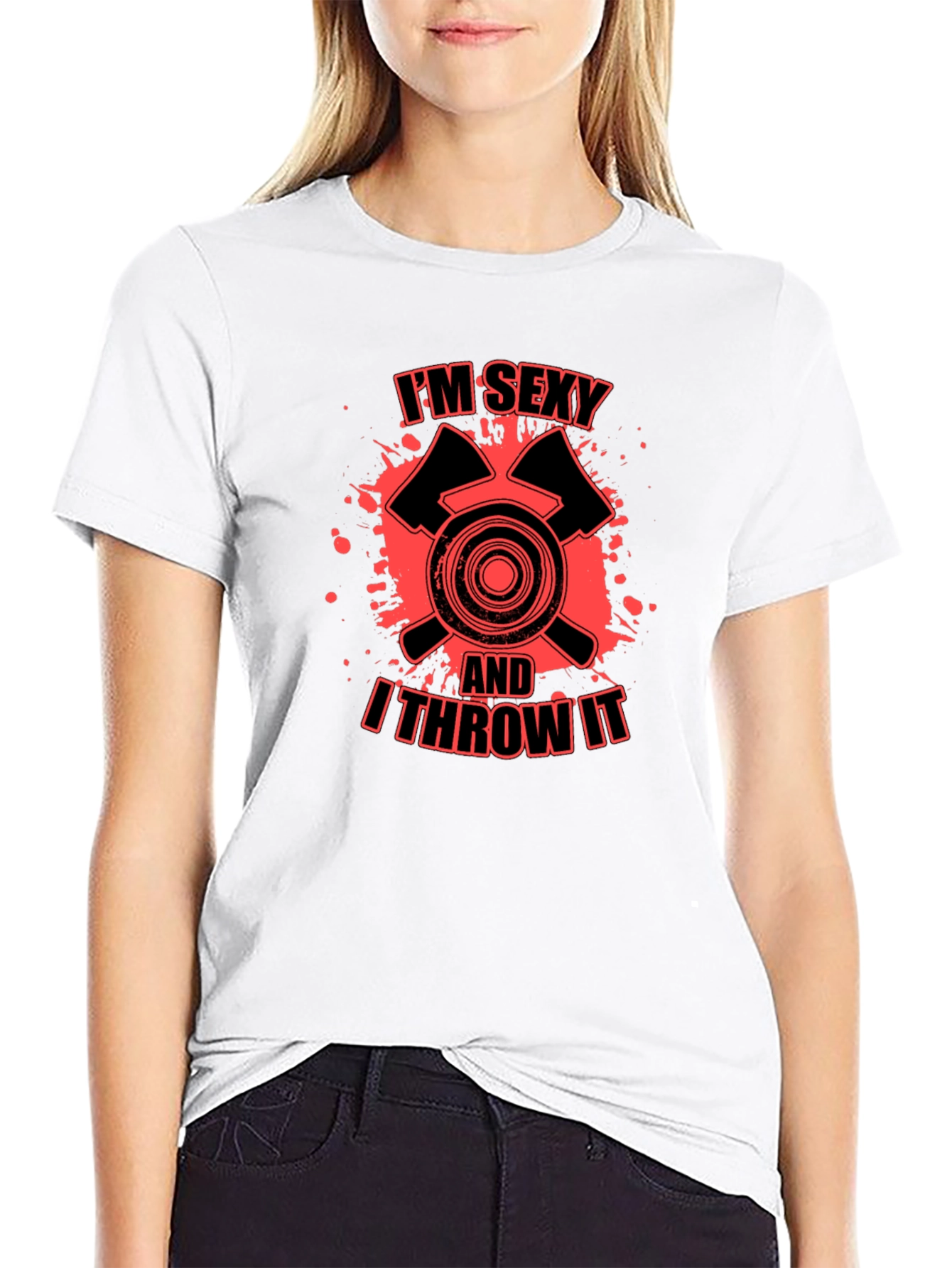 Im Sexy And I Throw It Axe Throwing T-Shirt