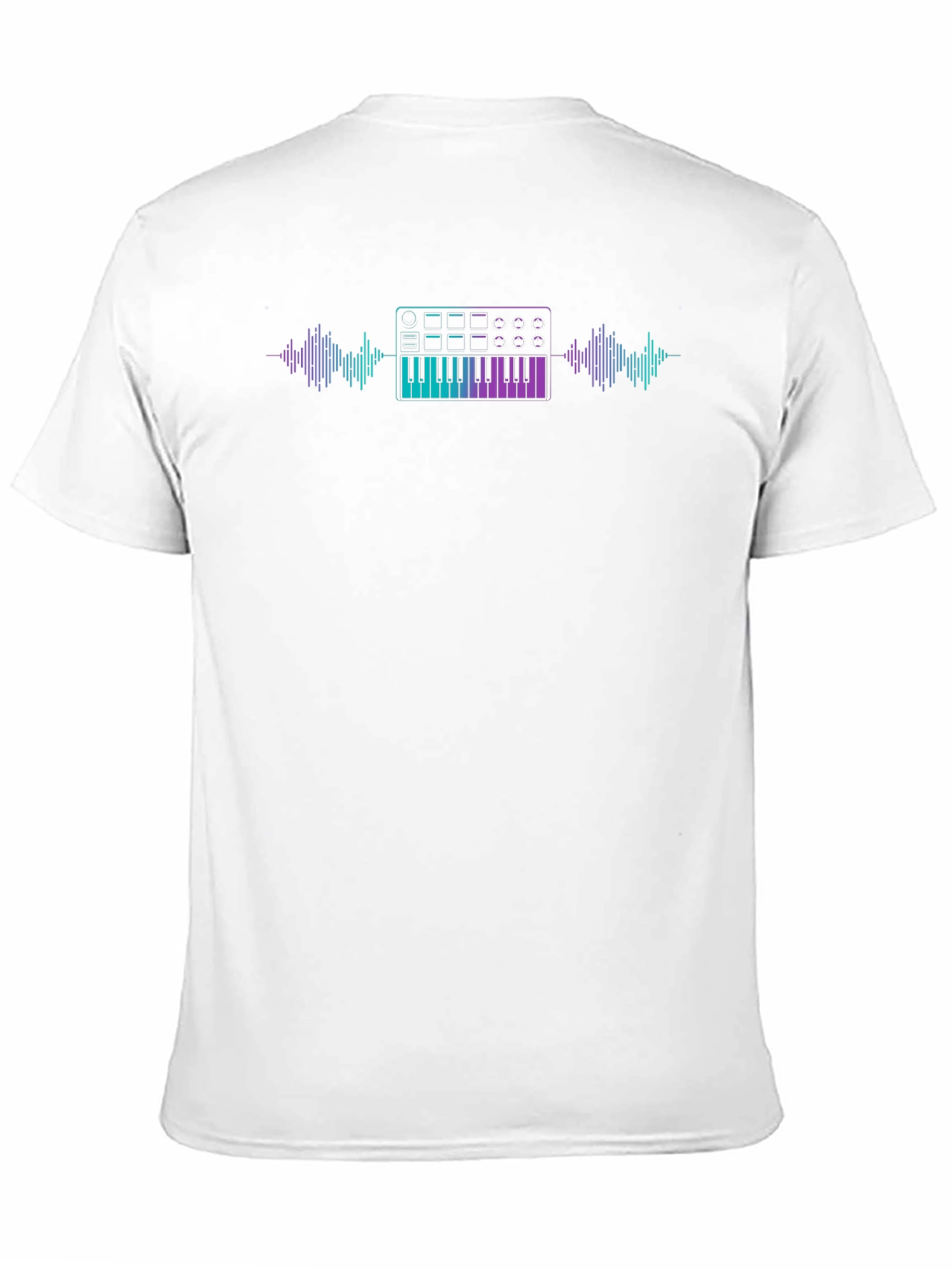 Synthwave Keyboard T-Shirt - Music Lover Tee