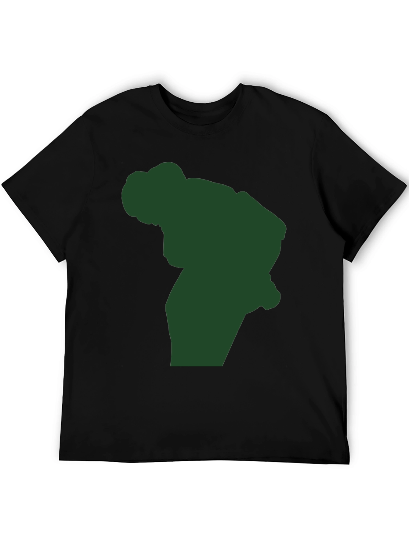 Silhouette Graphic Tee - Black Cotton Blend