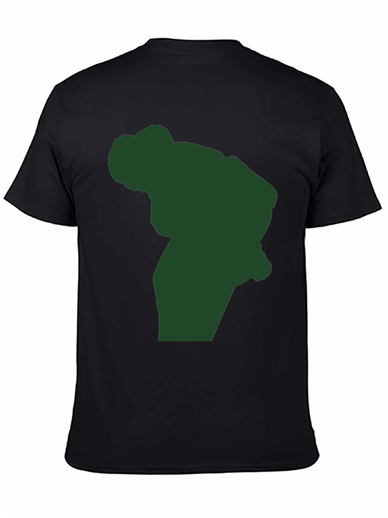 Silhouette Graphic Tee - Black Cotton Blend