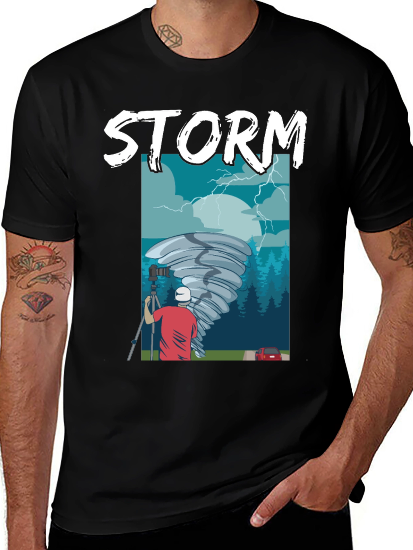 Storm Chaser Tee - Weather Enthusiast Shirt