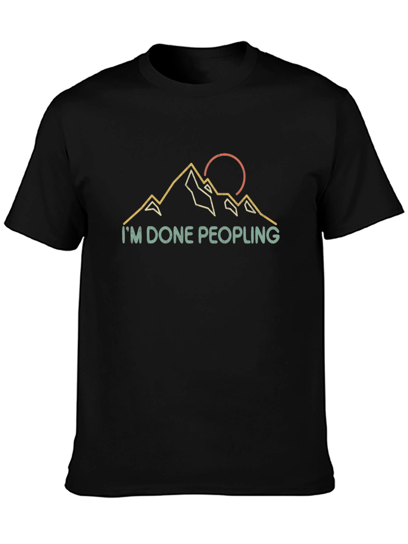 Im Done Peopling Graphic T-Shirt