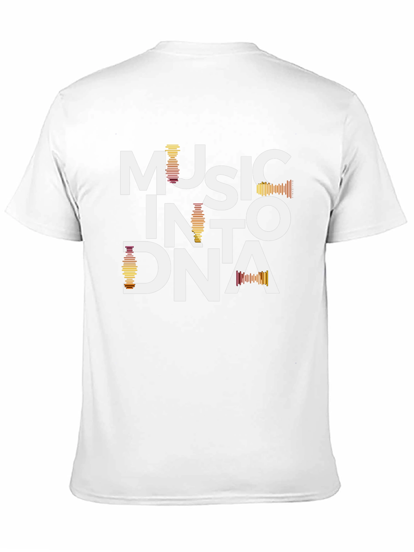Music Into DNA Black Graphic Tee