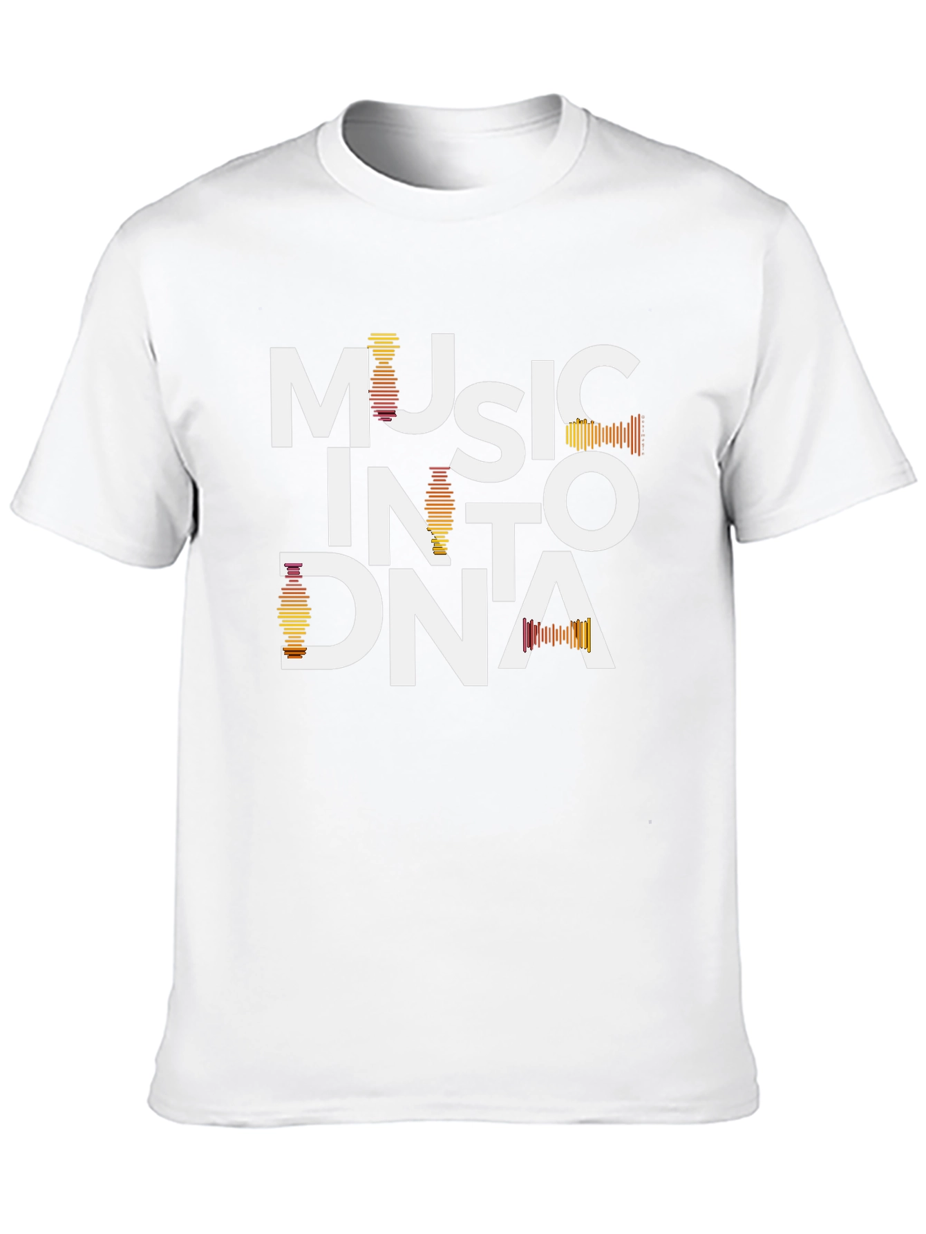 Music Into DNA Black Graphic Tee