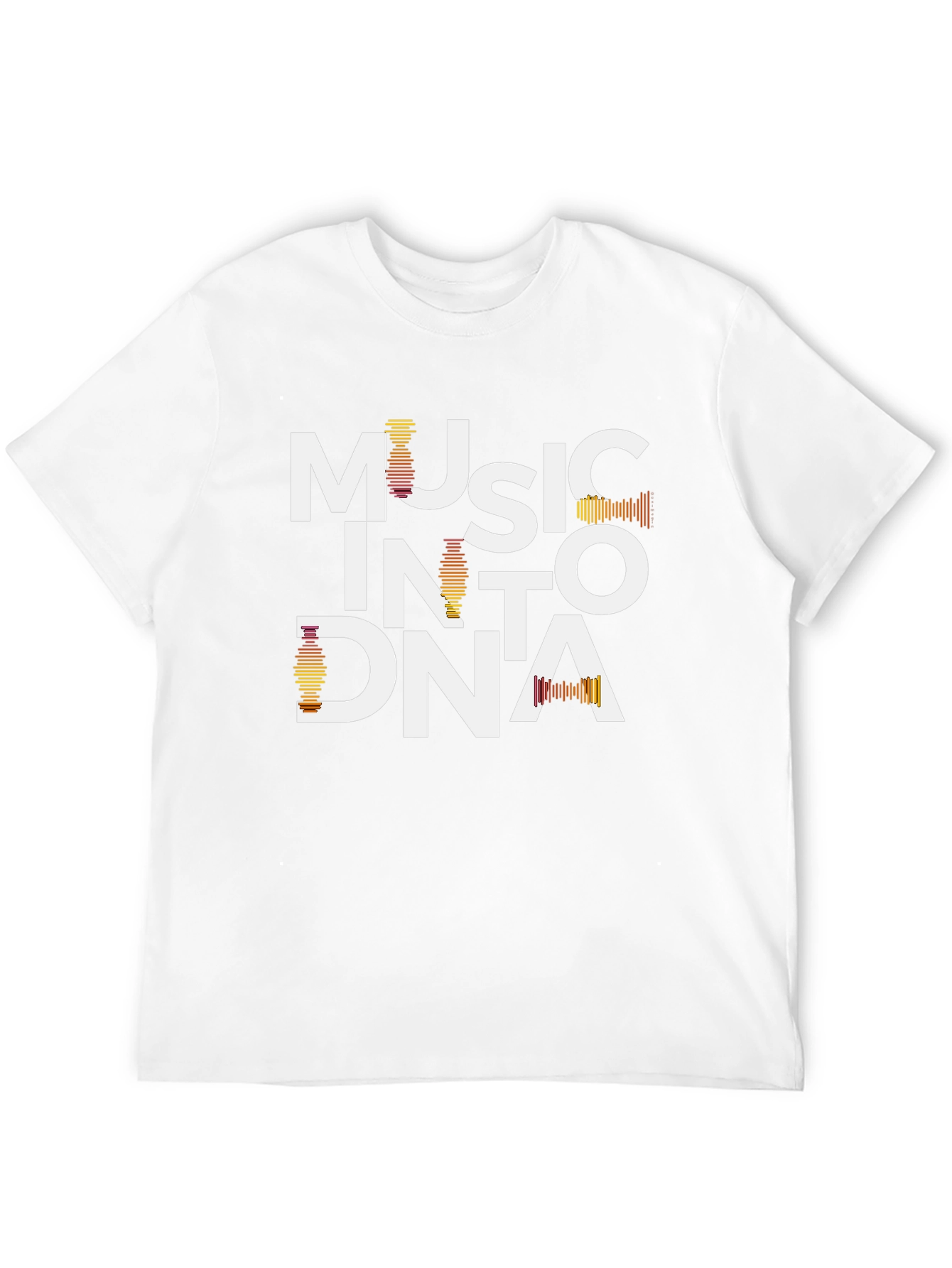 Music Into DNA Black Graphic Tee