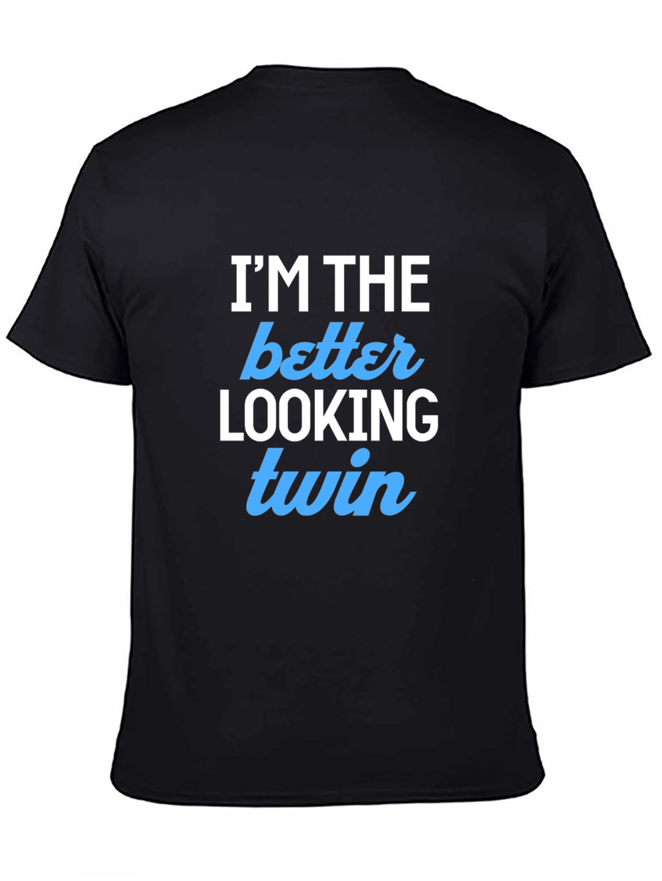 Better Looking Twin Black Graphic Tee