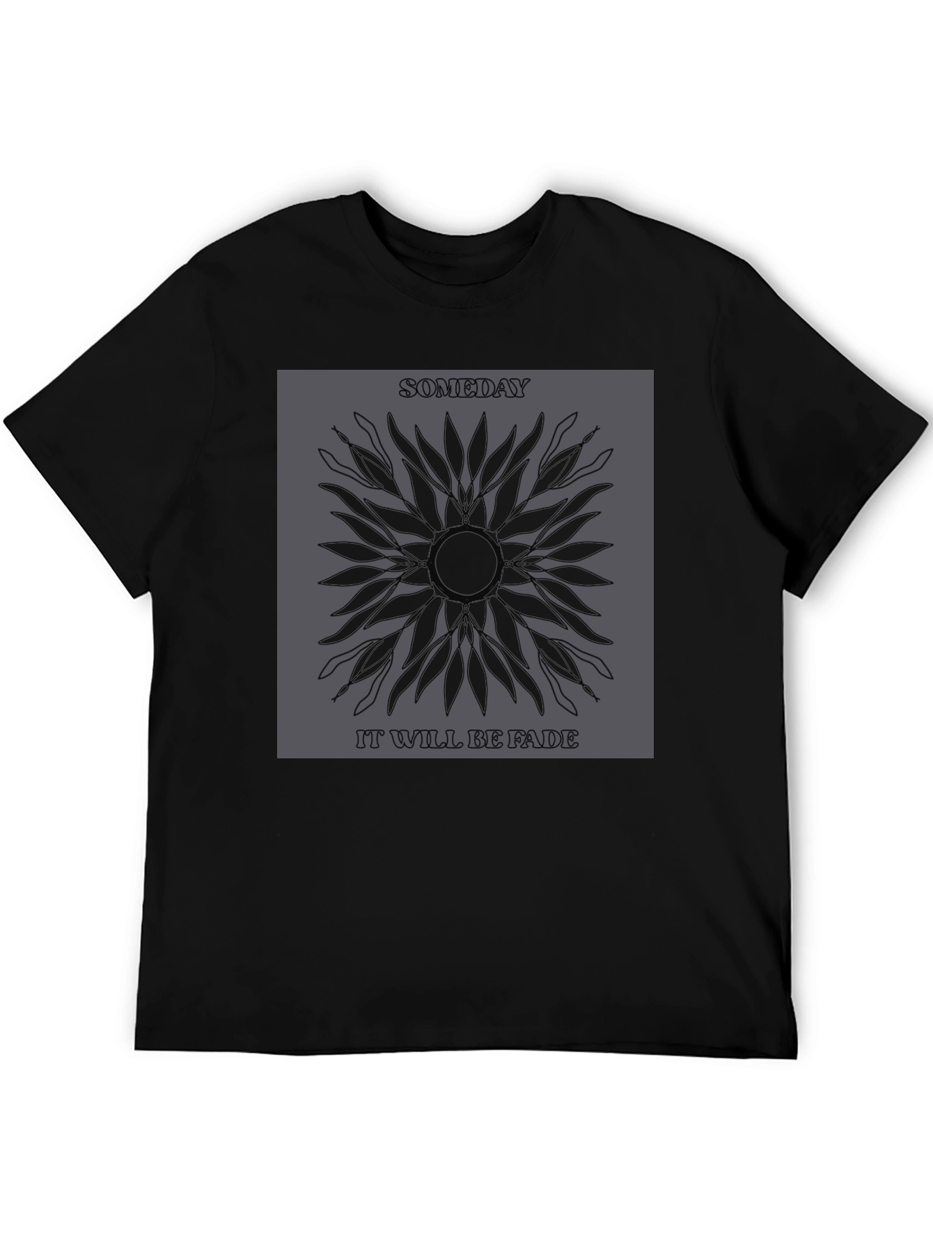 Someday Fade Graphic Print Tee - Stylish Comfort