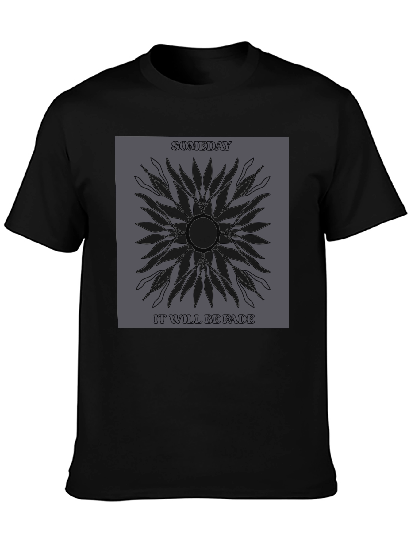 Someday Fade Graphic Print Tee - Stylish Comfort