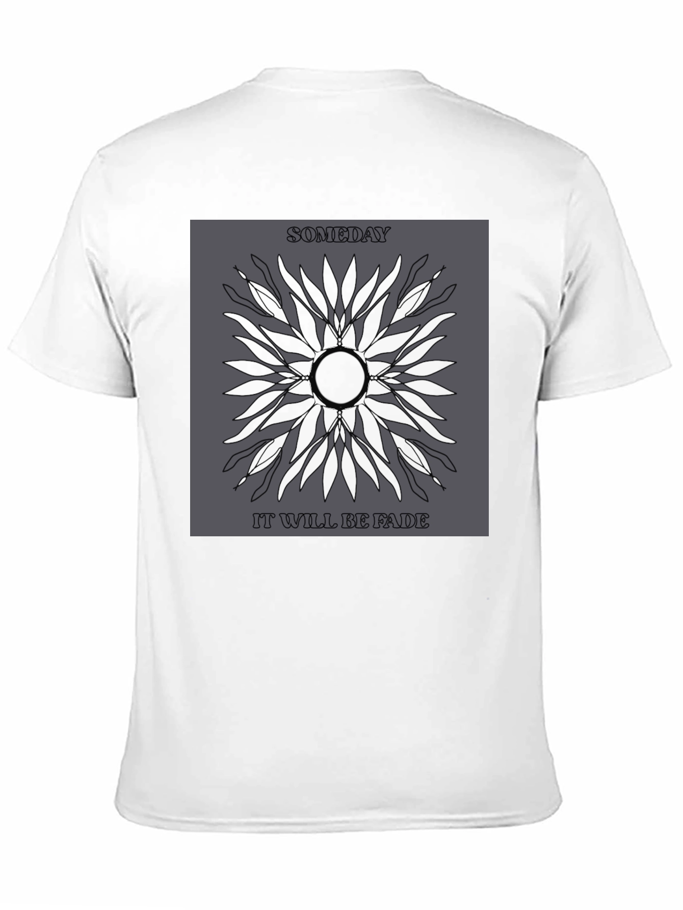 Someday Fade Graphic Print Tee - Stylish Comfort