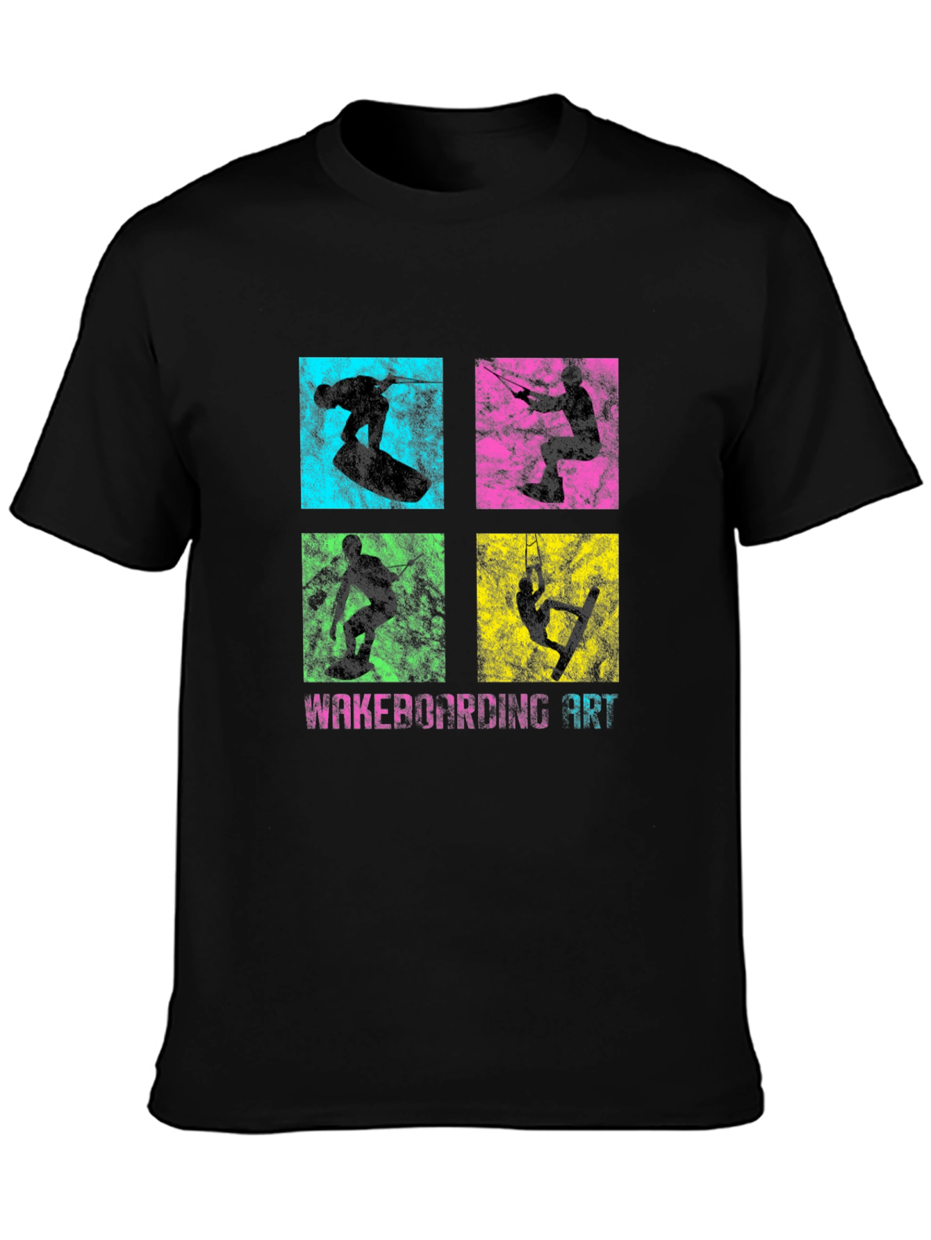 Wakeboarding Art Graphic T-Shirt