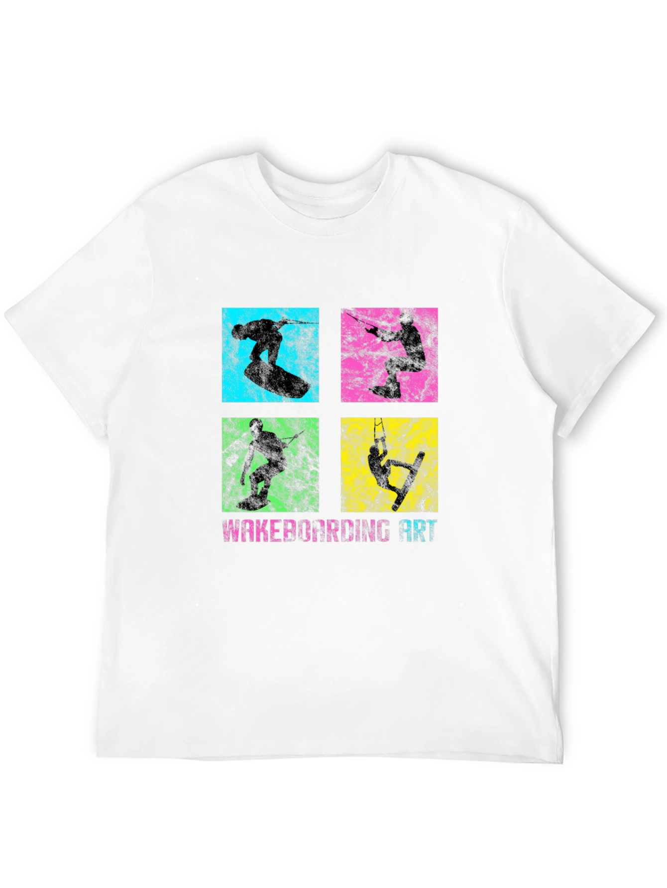 Wakeboarding Art Graphic T-Shirt