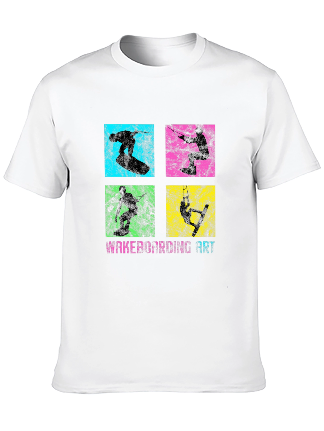 Wakeboarding Art Graphic T-Shirt
