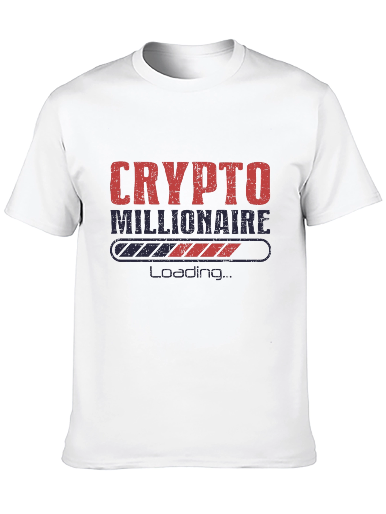 Crypto Millionaire Loading Black T-Shirt