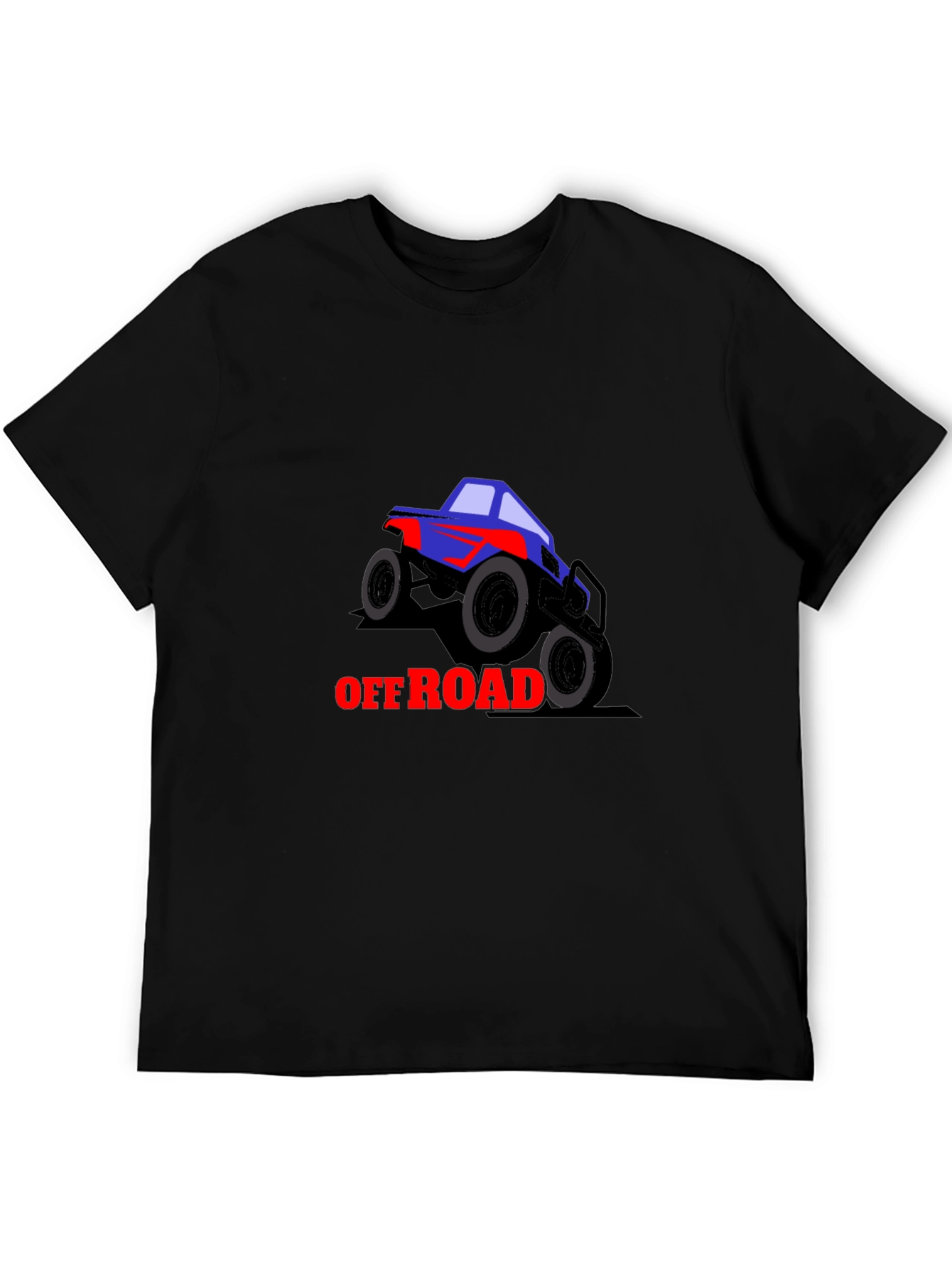 Off Road Truck Graphic T-Shirt - Black
