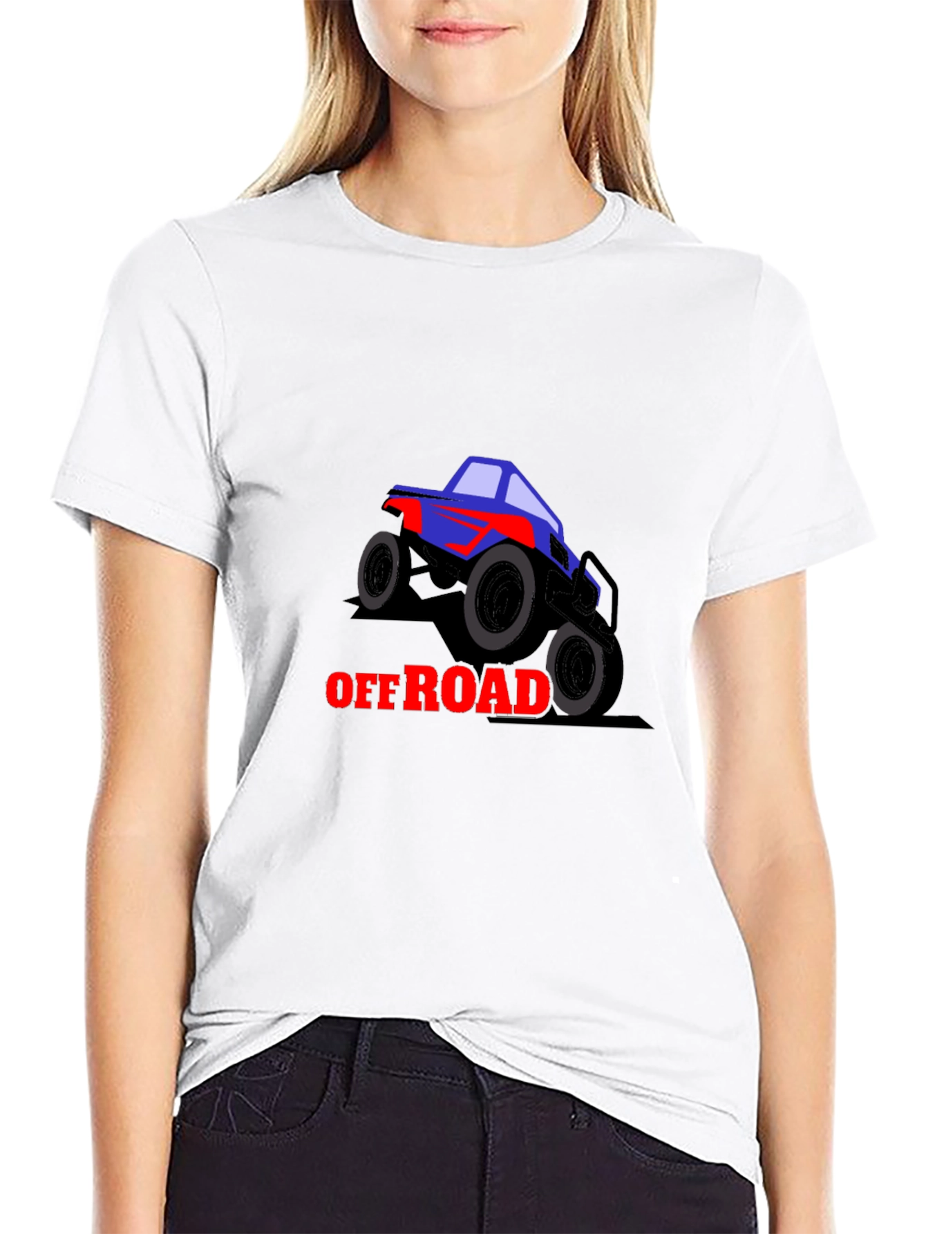 Off Road Truck Graphic T-Shirt - Black
