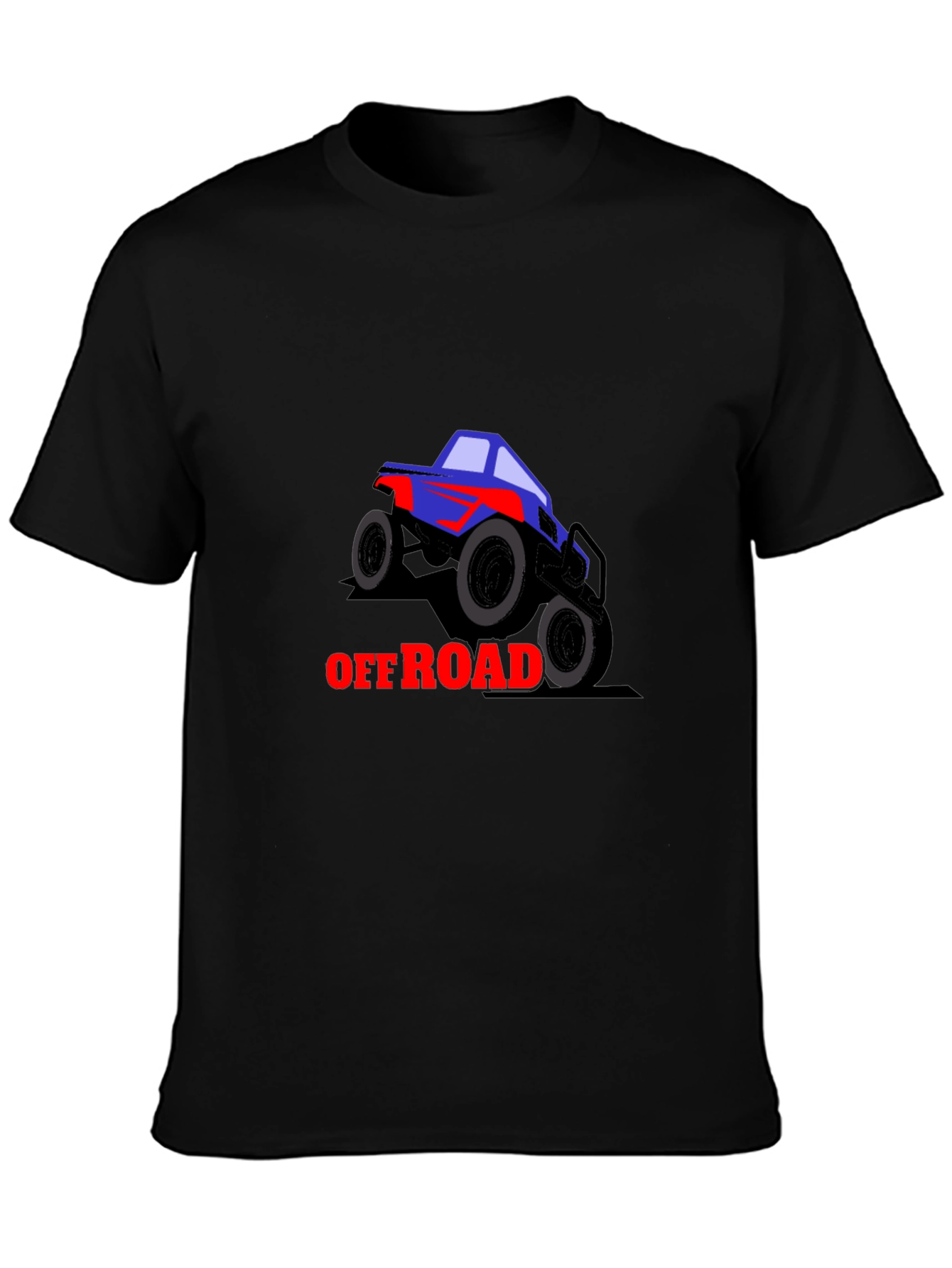 Off Road Truck Graphic T-Shirt - Black
