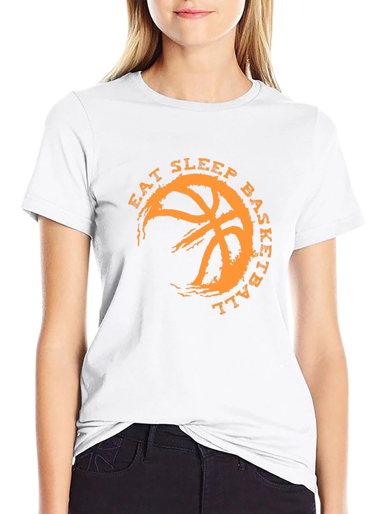 Eat Sleep Basketball Graphic Tee