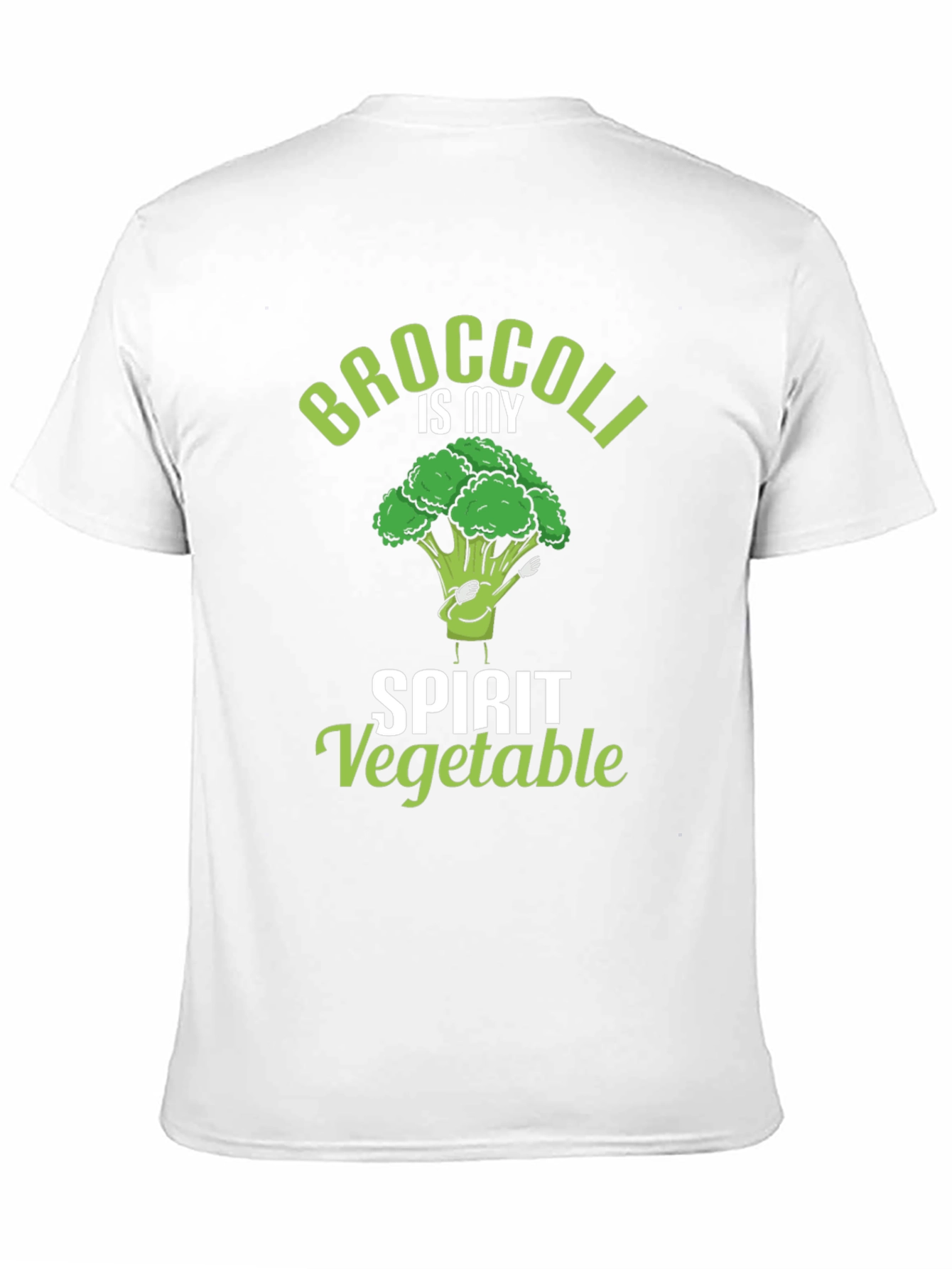 Broccoli is My Spirit Vegetable Black T-Shirt
