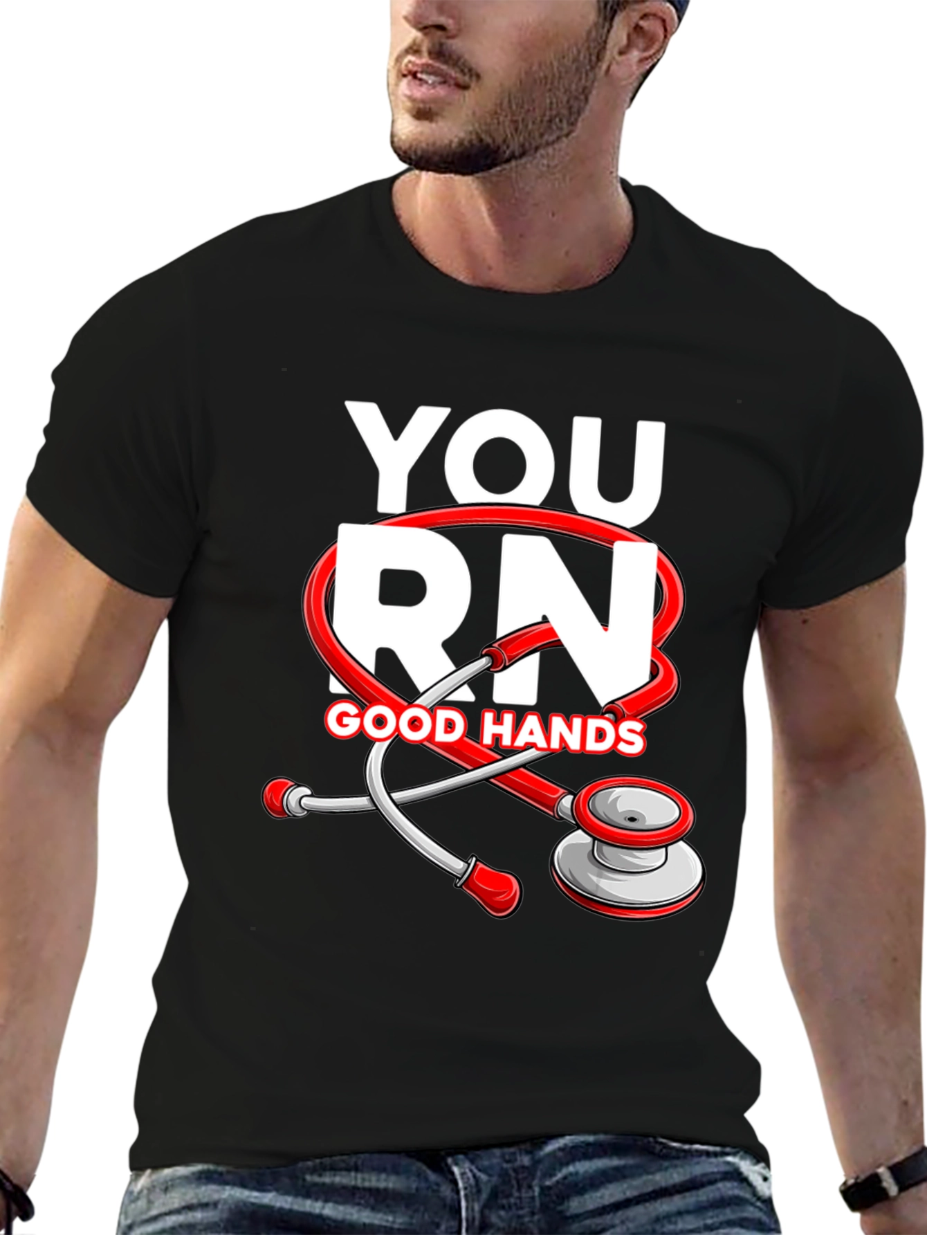 You RN Good Hands Graphic Tee
