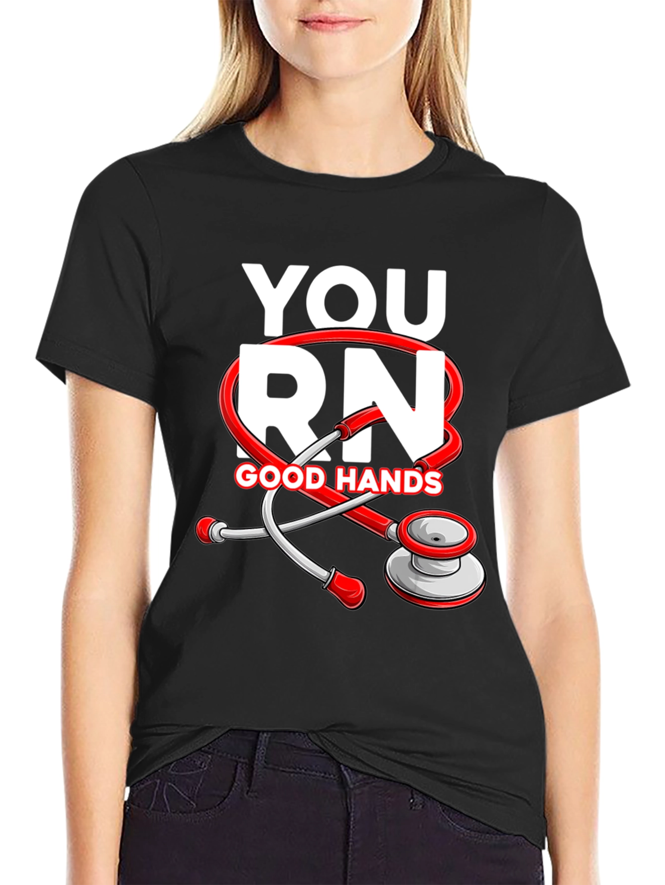You RN Good Hands Graphic Tee