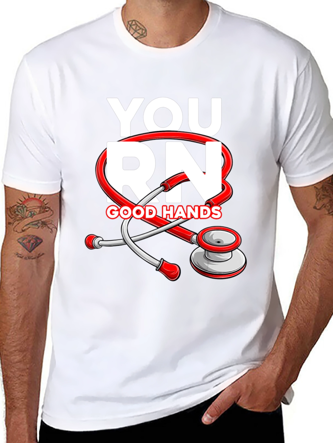 You RN Good Hands Graphic Tee