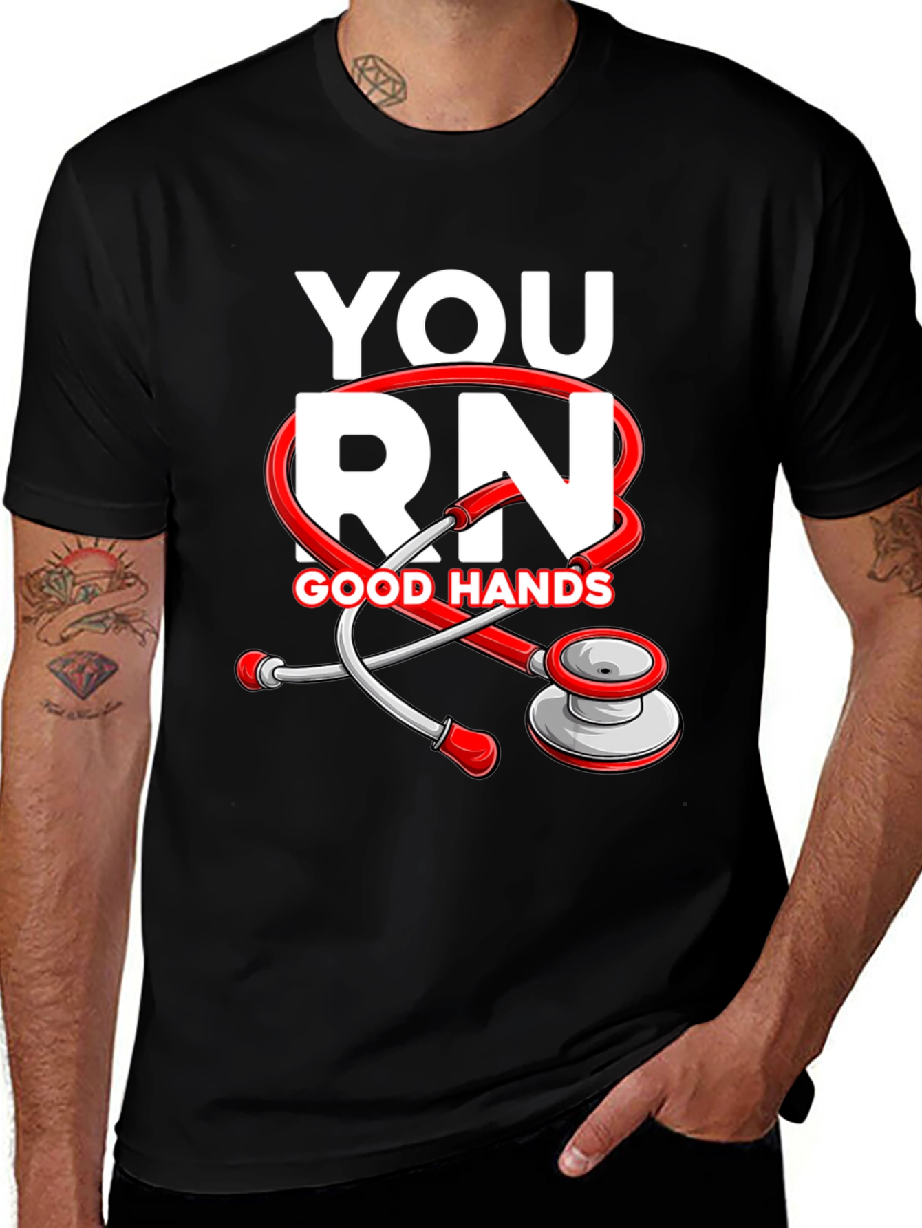 You RN Good Hands Graphic Tee