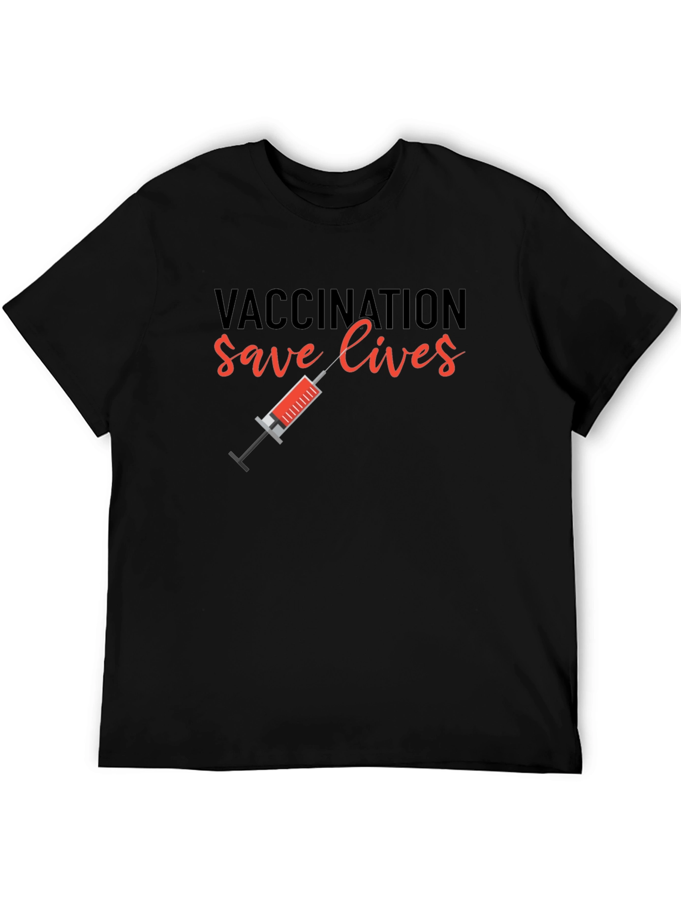 Vaccination Saves Lives Graphic Tee