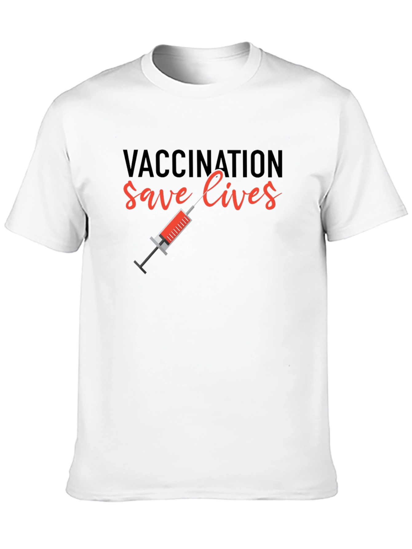 Vaccination Saves Lives Graphic Tee