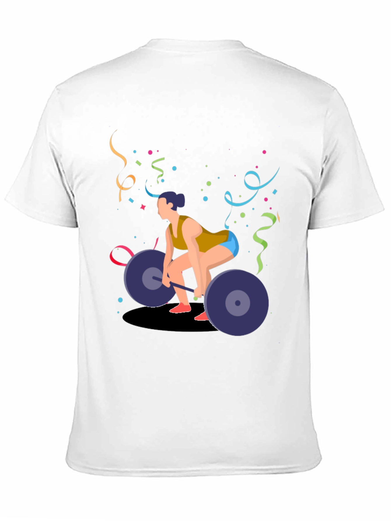 Womans Weightlifting T-Shirt - Powerlifting Design