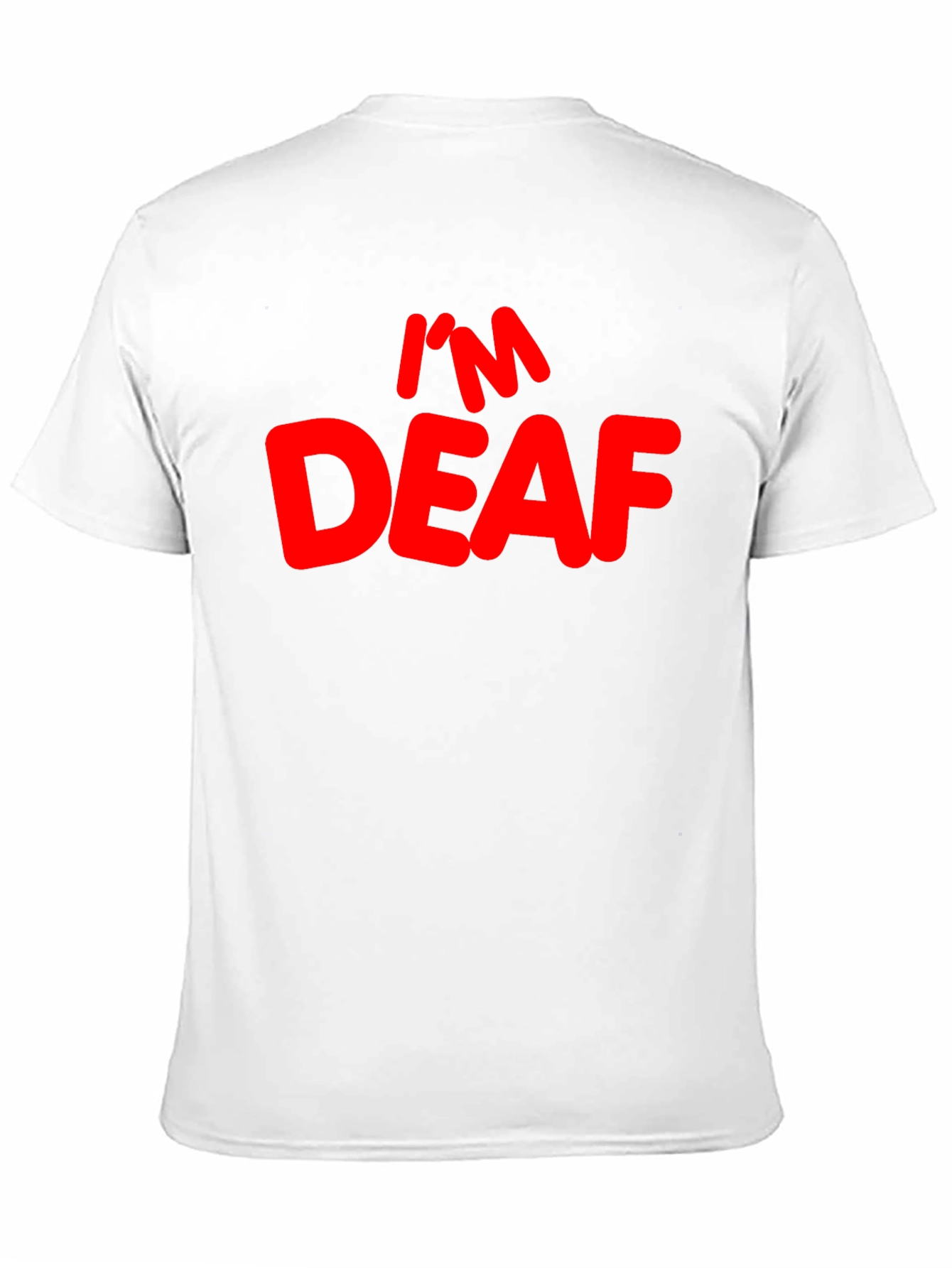 Im Deaf Graphic T-Shirt - Black