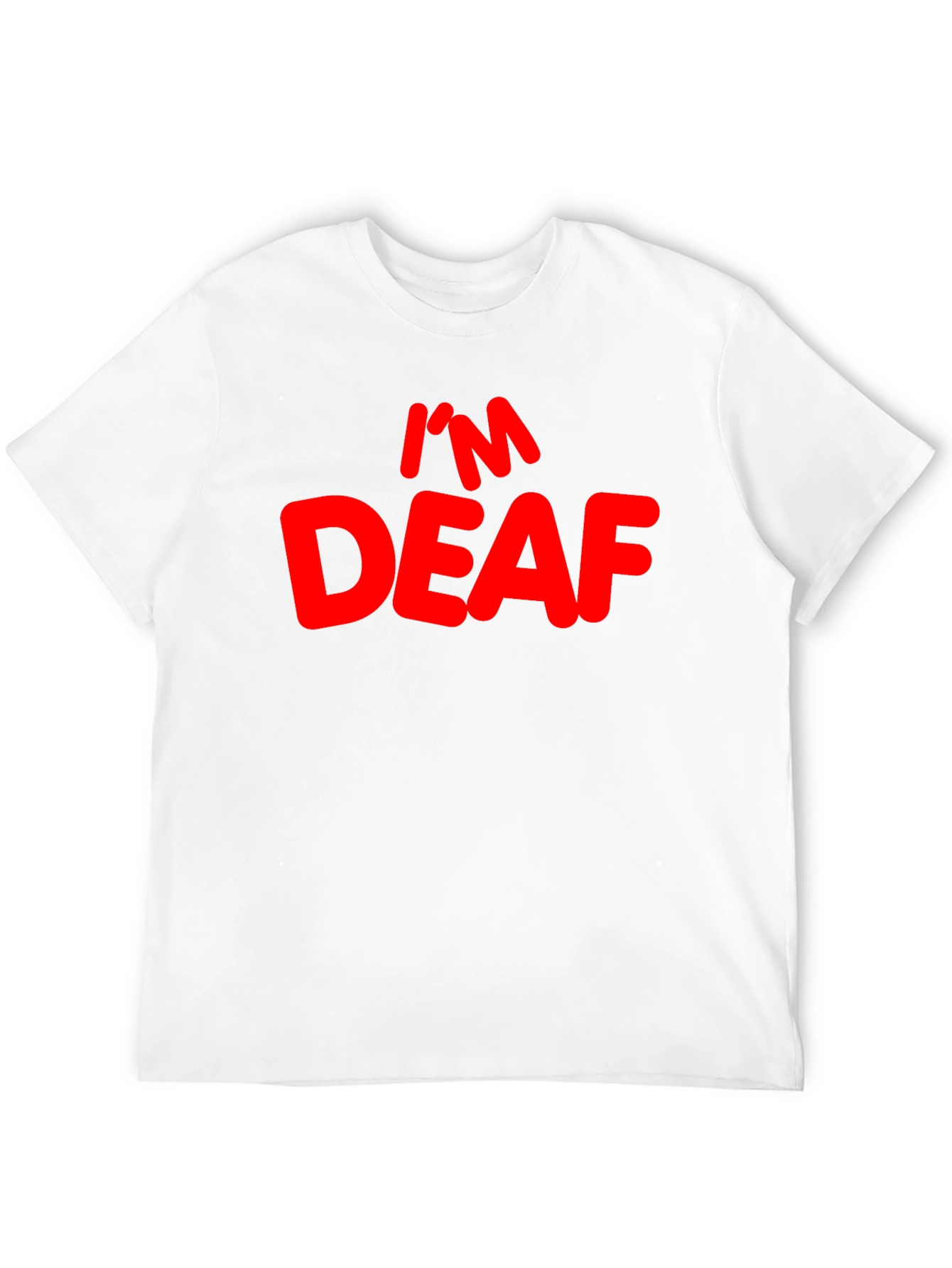 Im Deaf Graphic T-Shirt - Black
