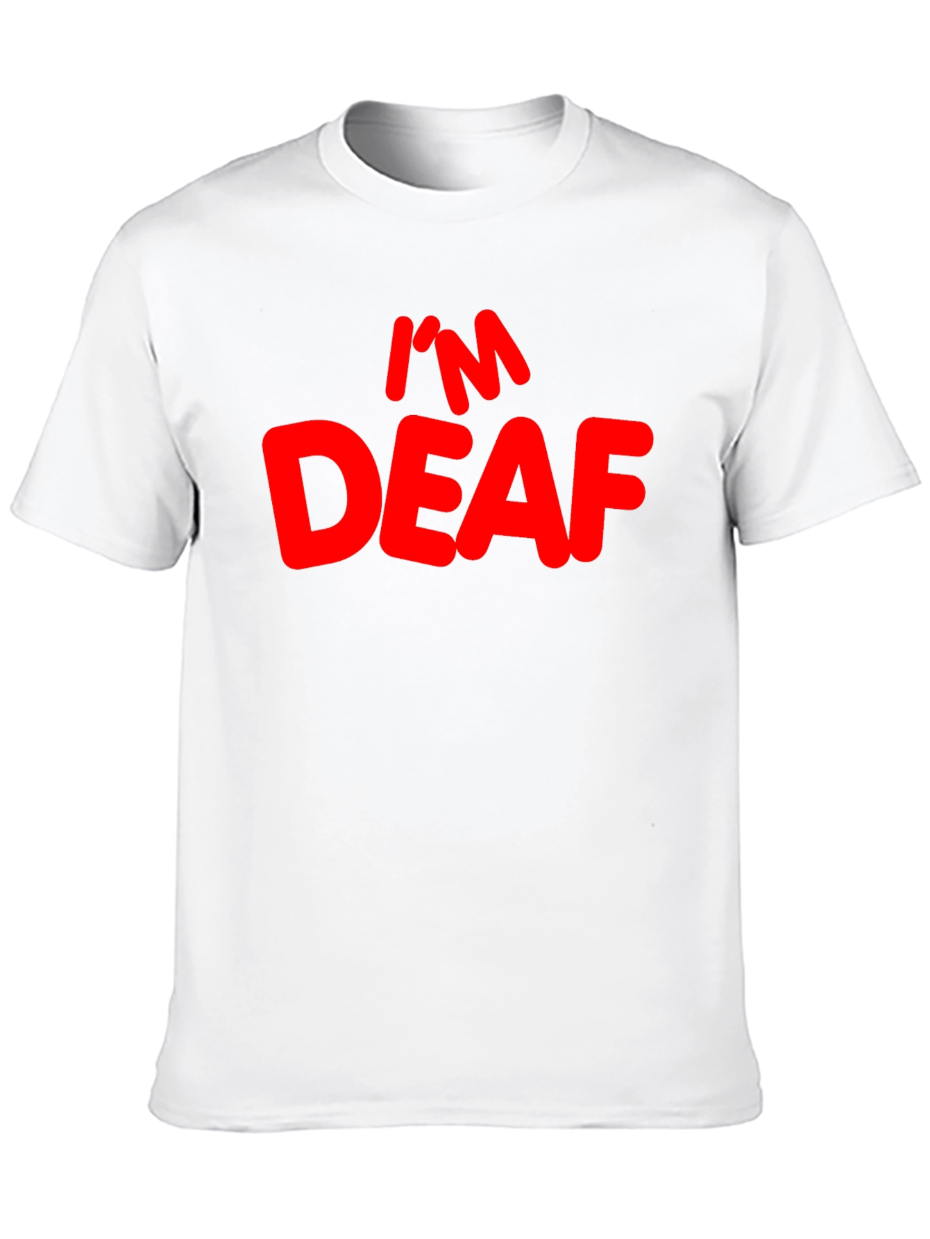 Im Deaf Graphic T-Shirt - Black
