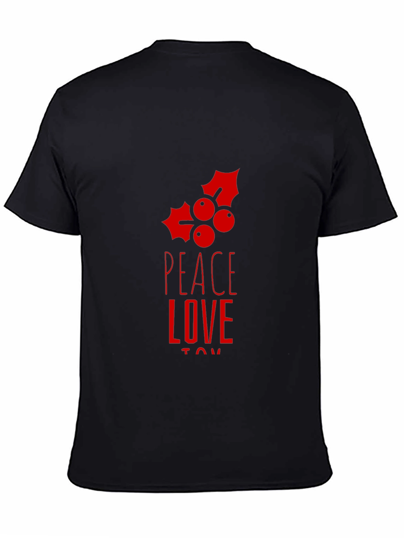 Peace Love Joy Holiday Graphic Tee