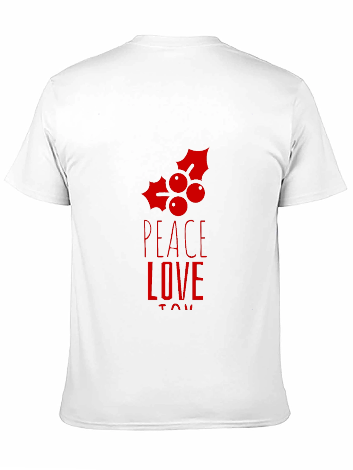 Peace Love Joy Holiday Graphic Tee