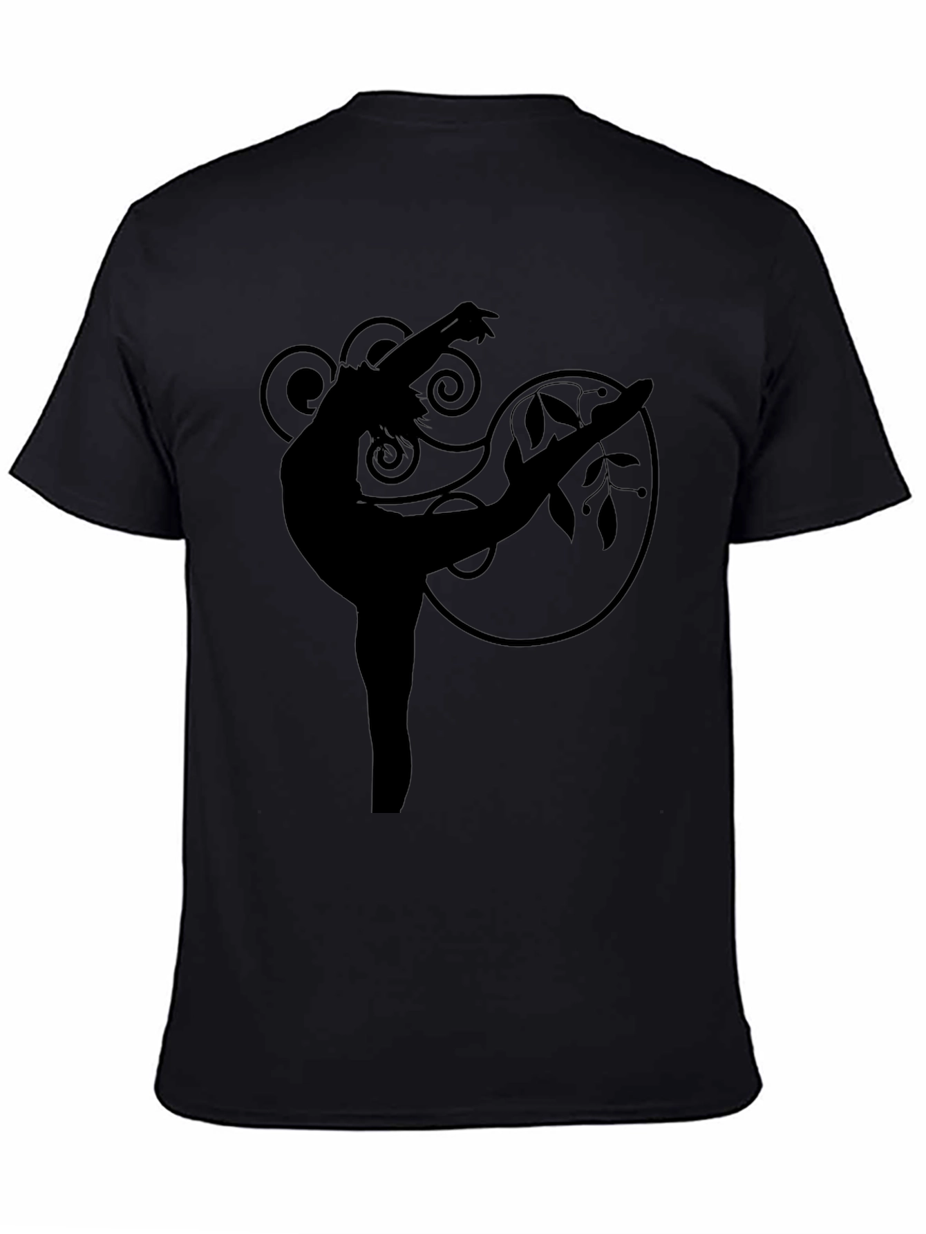 Silhouette Dancer Graphic Tee - Black