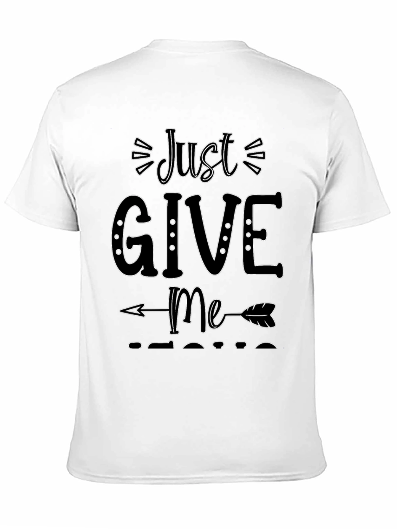 Just Give Me Coffee T-Shirt - Casual Black Tee