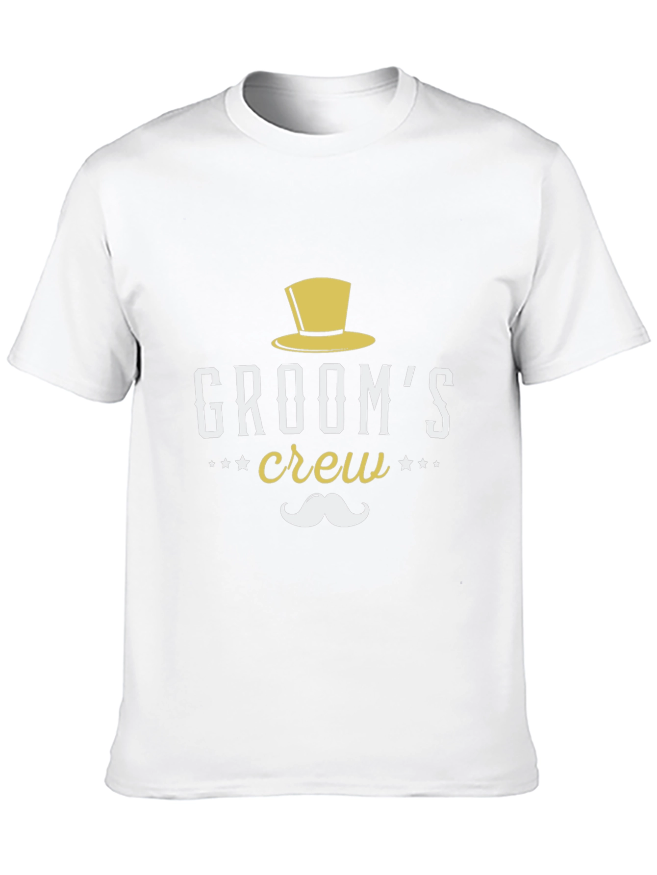 Grooms Crew Graphic Tee - Stylish Wedding Party Shirt