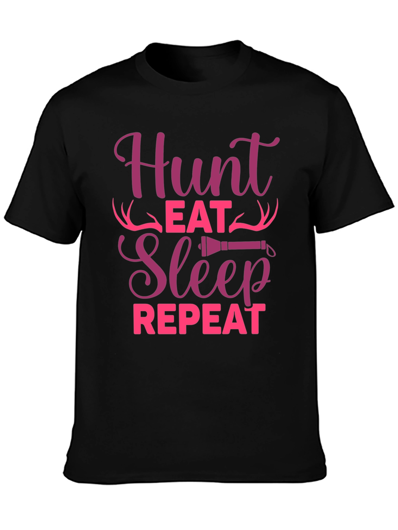 Hunt Eat Sleep Repeat Graphic Tee