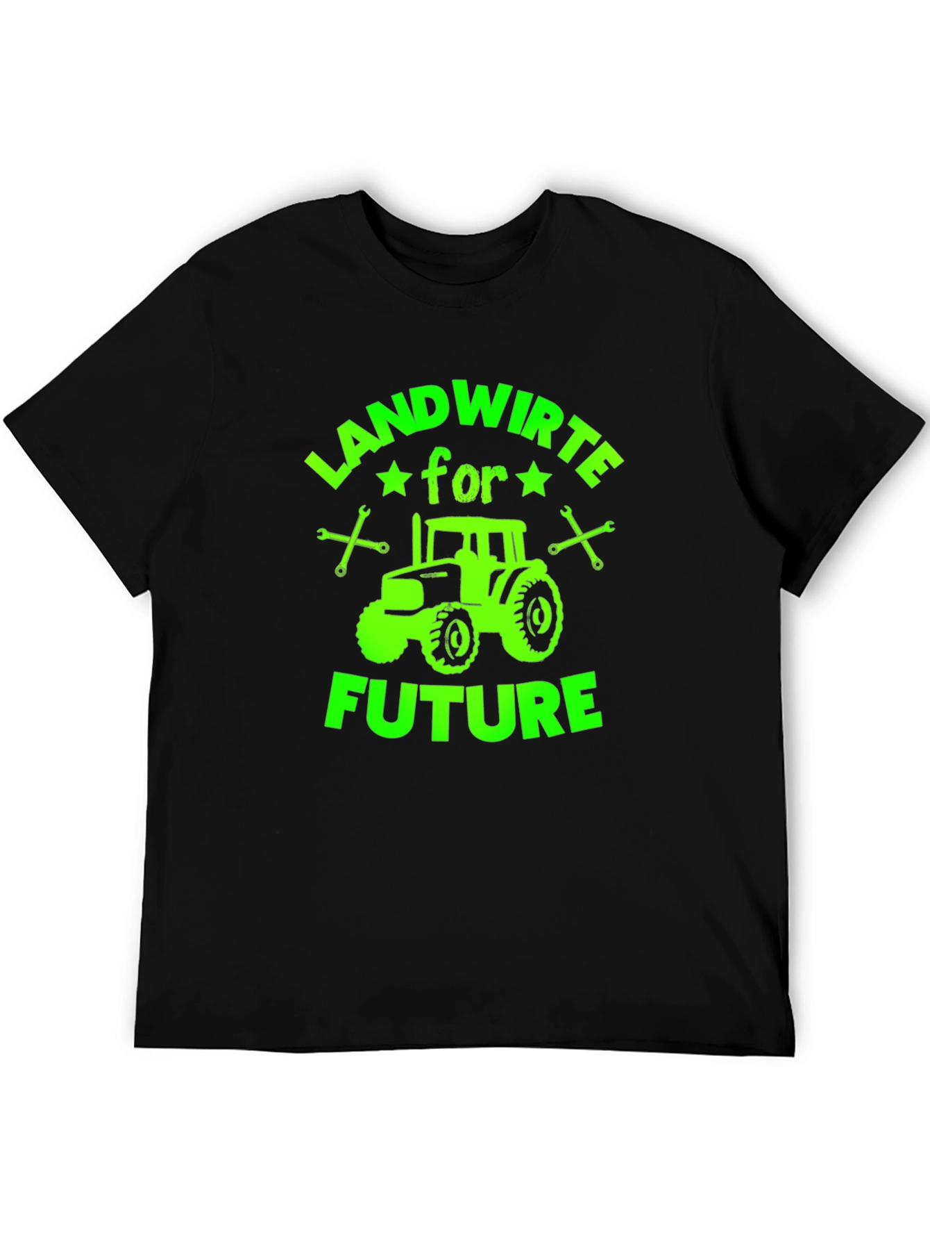 Landwirte for Future Black Graphic Tee