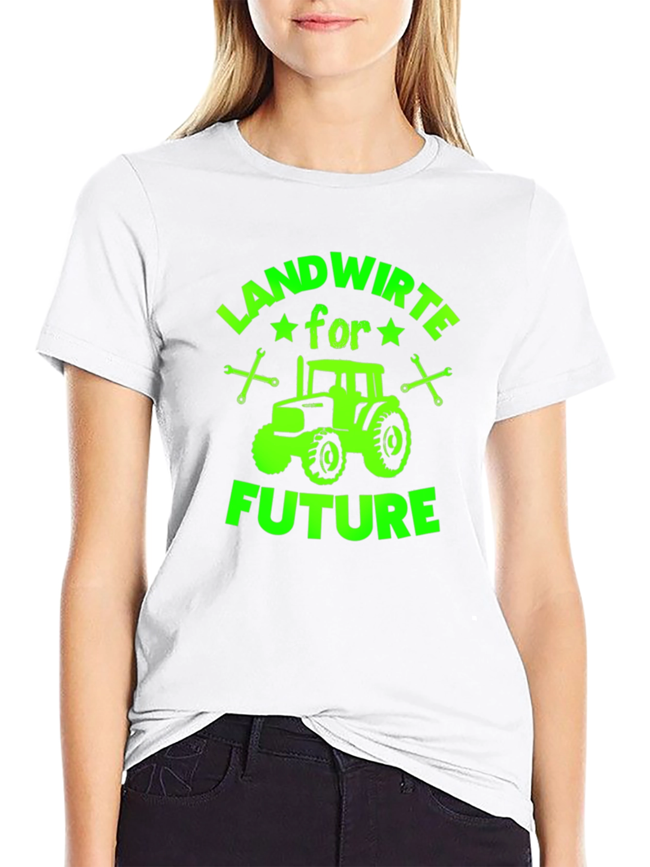 Landwirte for Future Black Graphic Tee