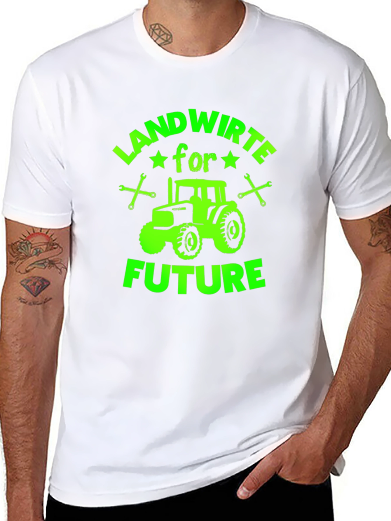 Landwirte for Future Black Graphic Tee