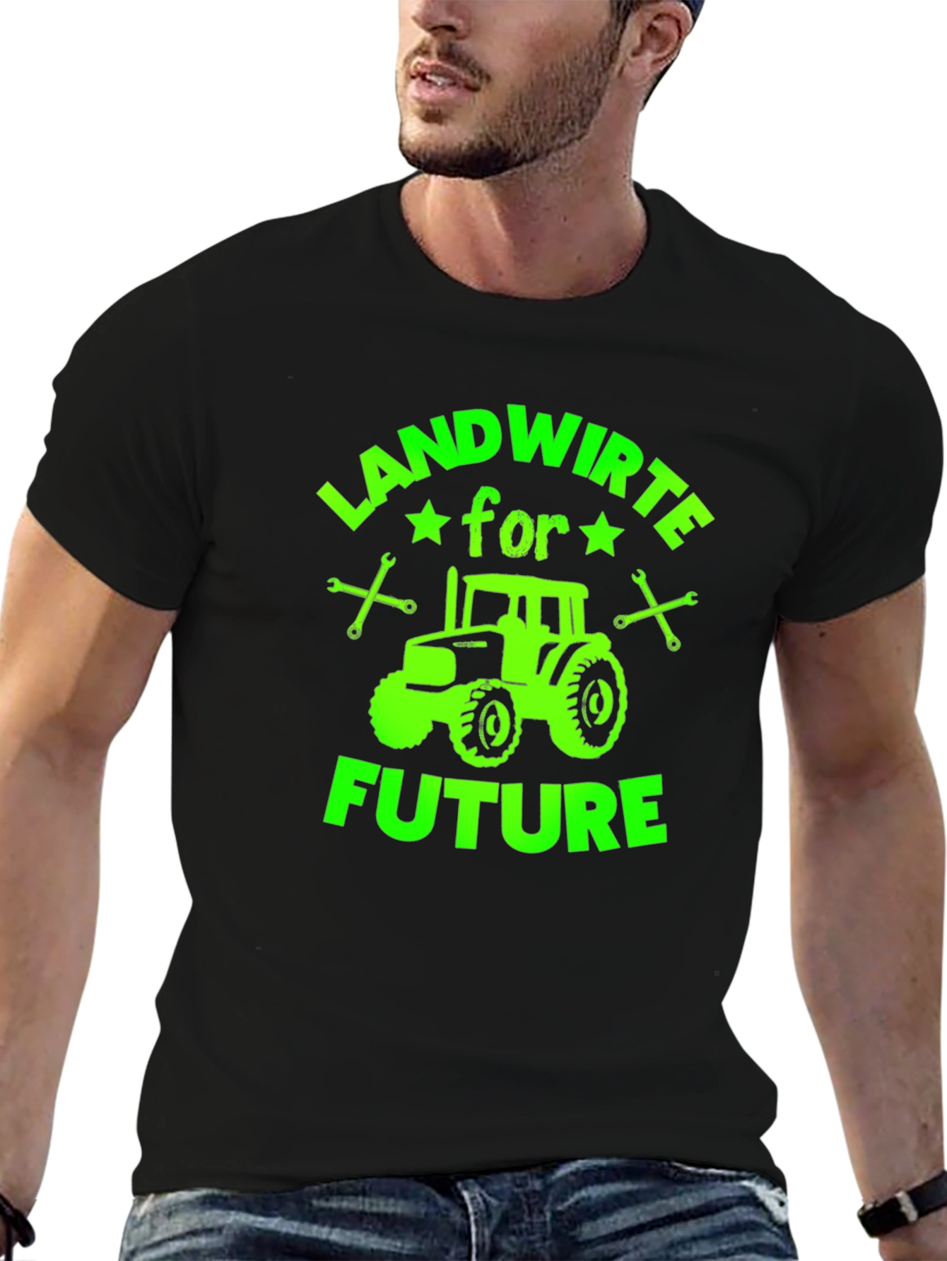 Landwirte for Future Black Graphic Tee