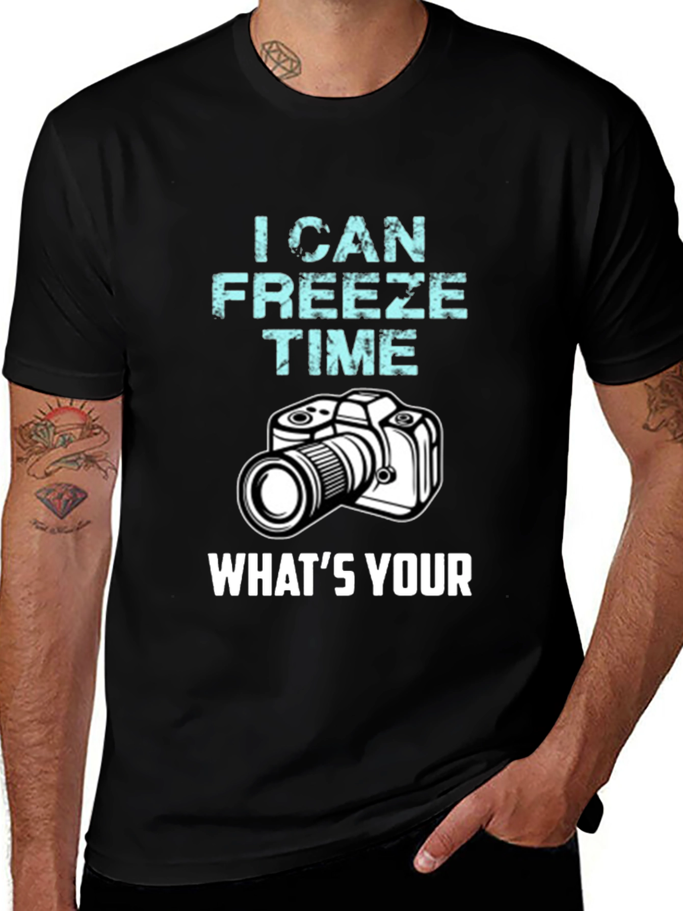 I Can Freeze Time T-Shirt Photography Humor