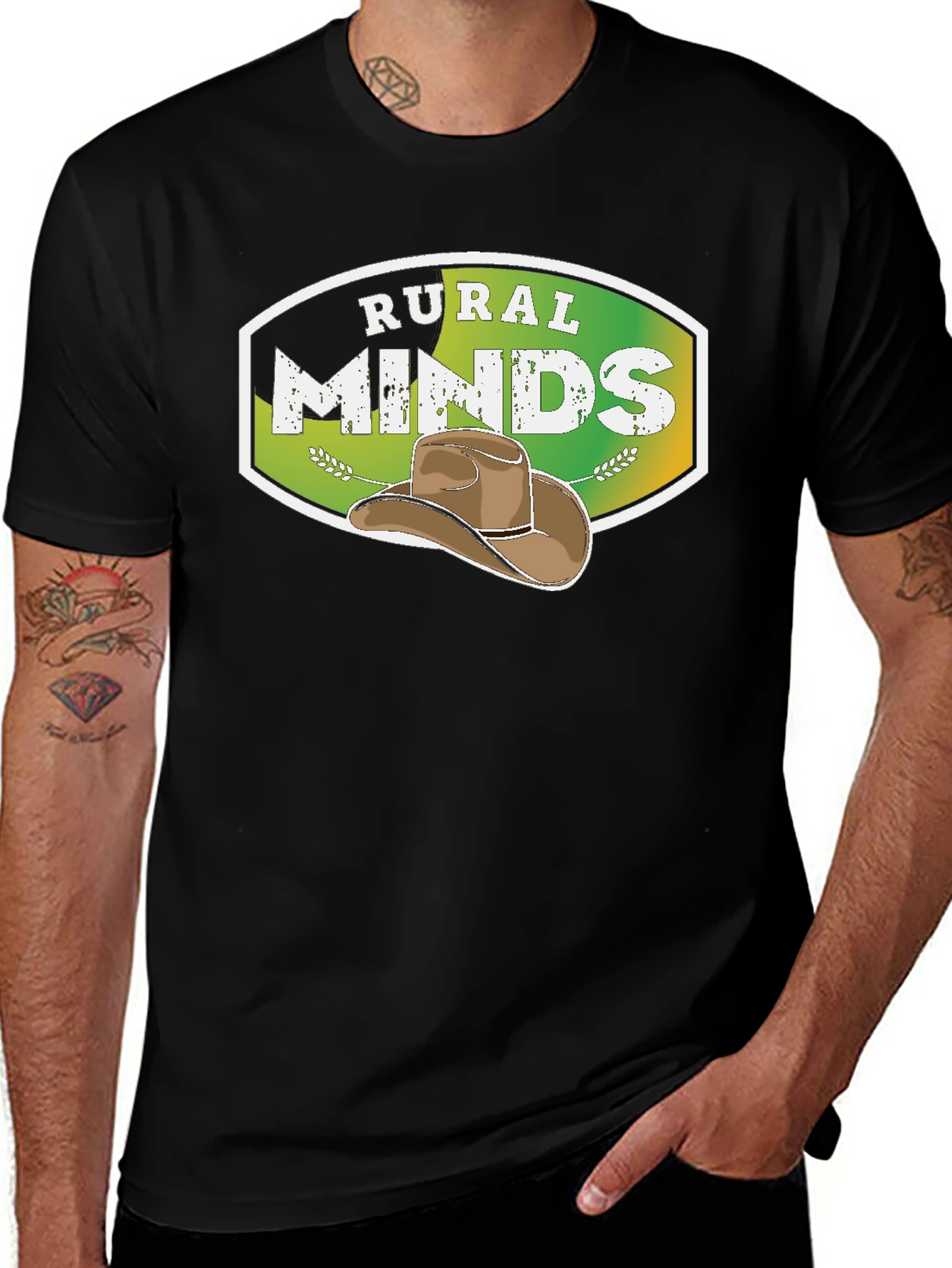 Rural Minds T-Shirt - Country Style Apparel