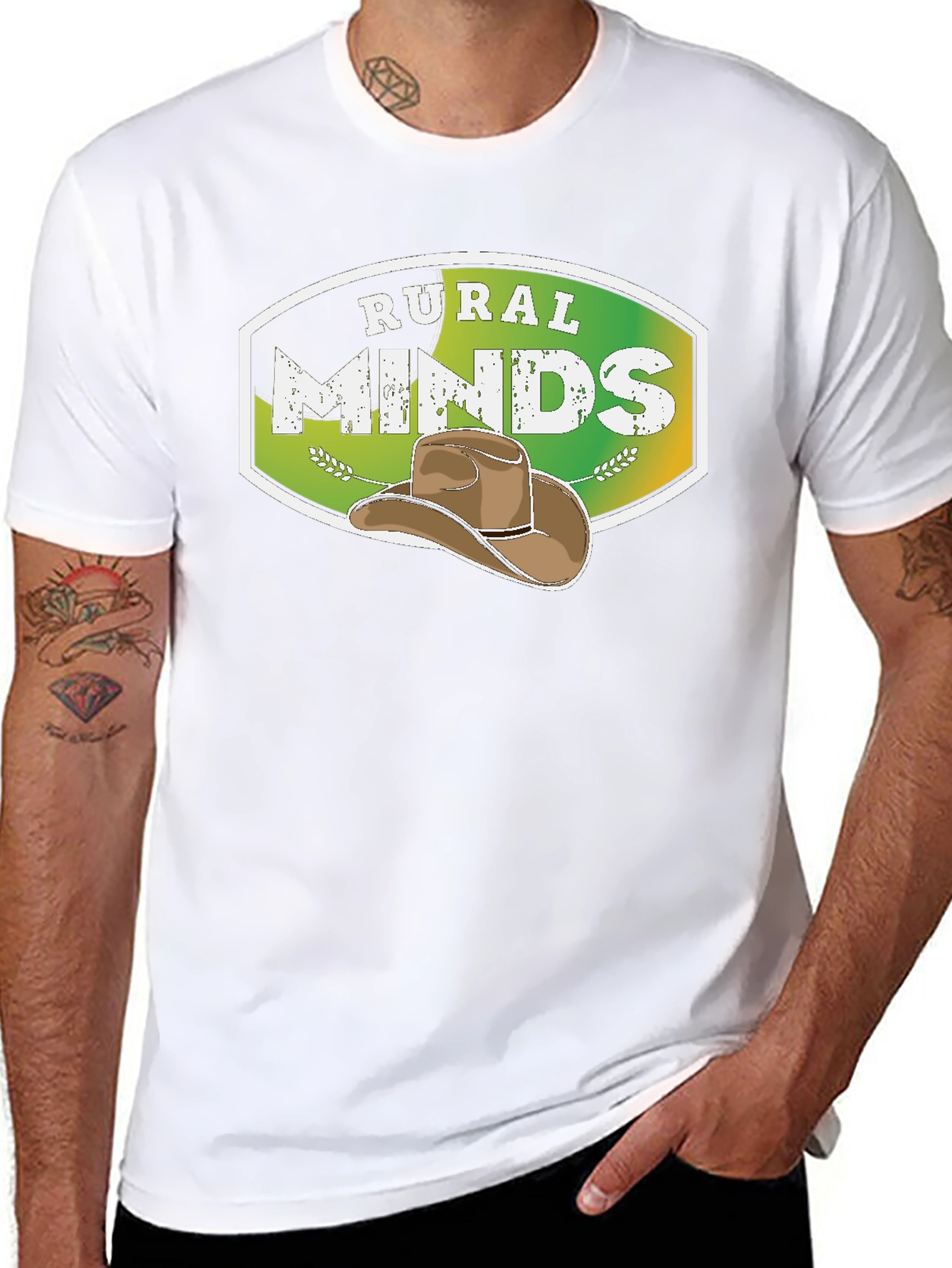 Rural Minds T-Shirt - Country Style Apparel