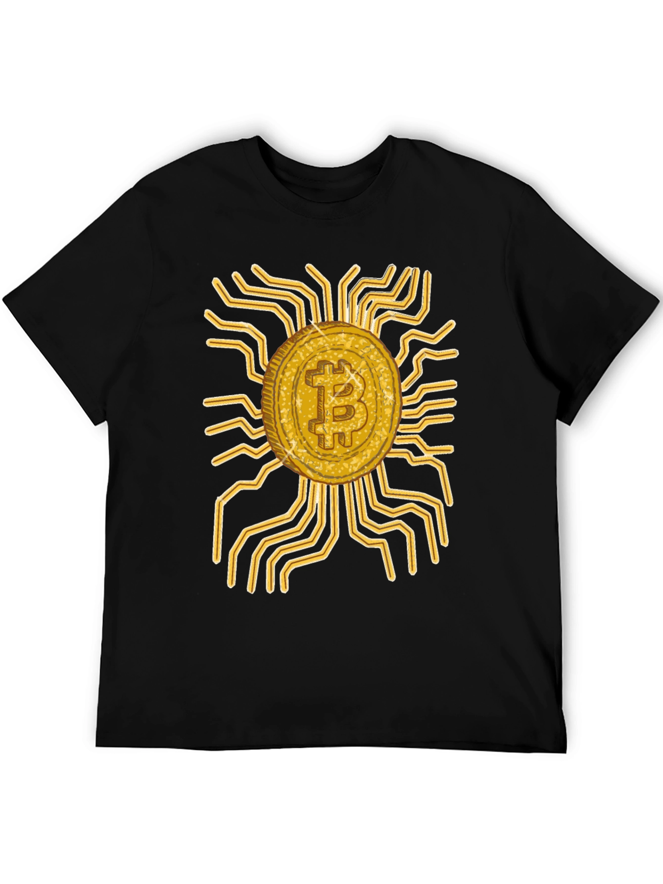 Bitcoin Circuit Board Graphic Tee