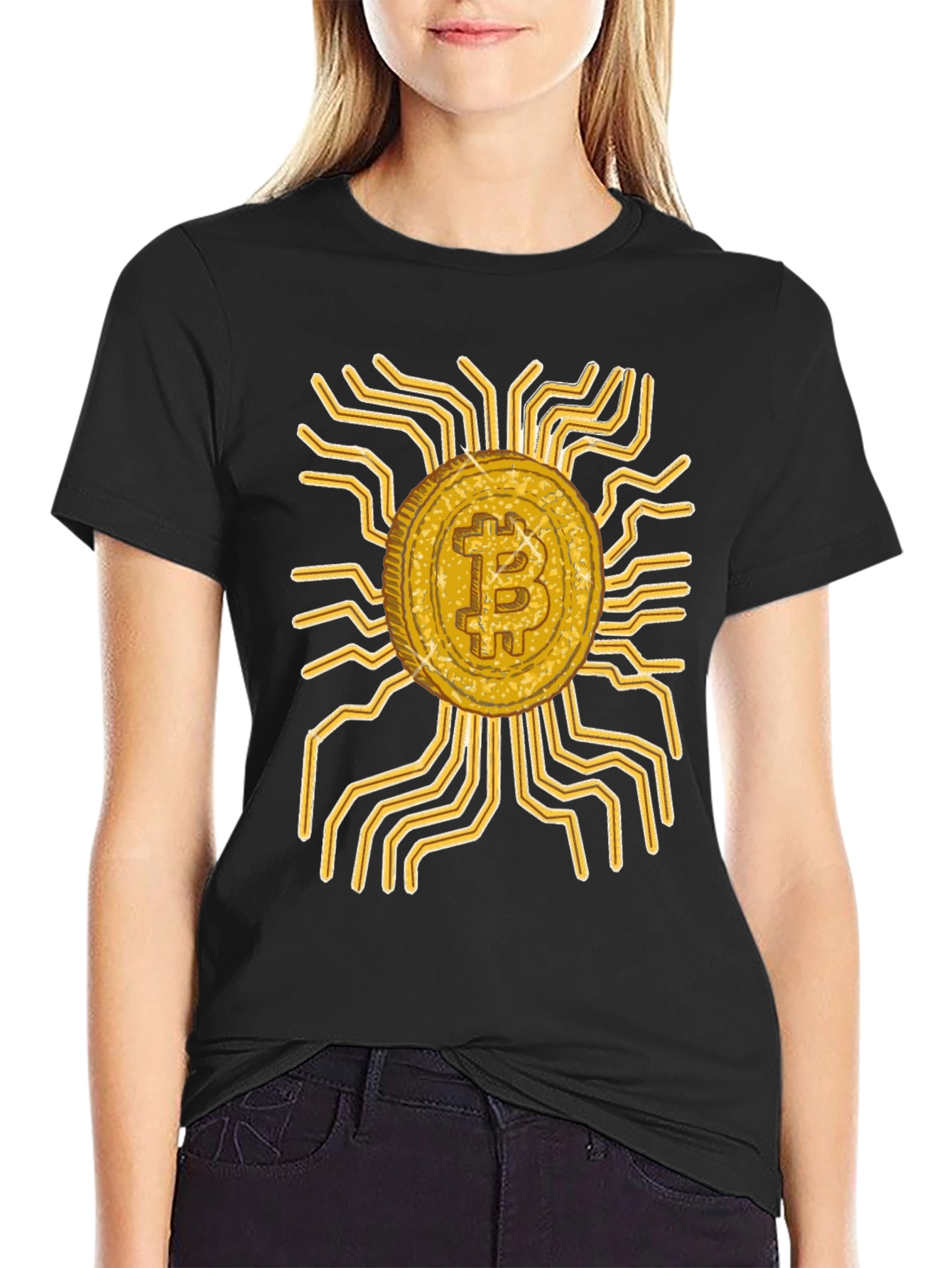 Bitcoin Circuit Board Graphic Tee