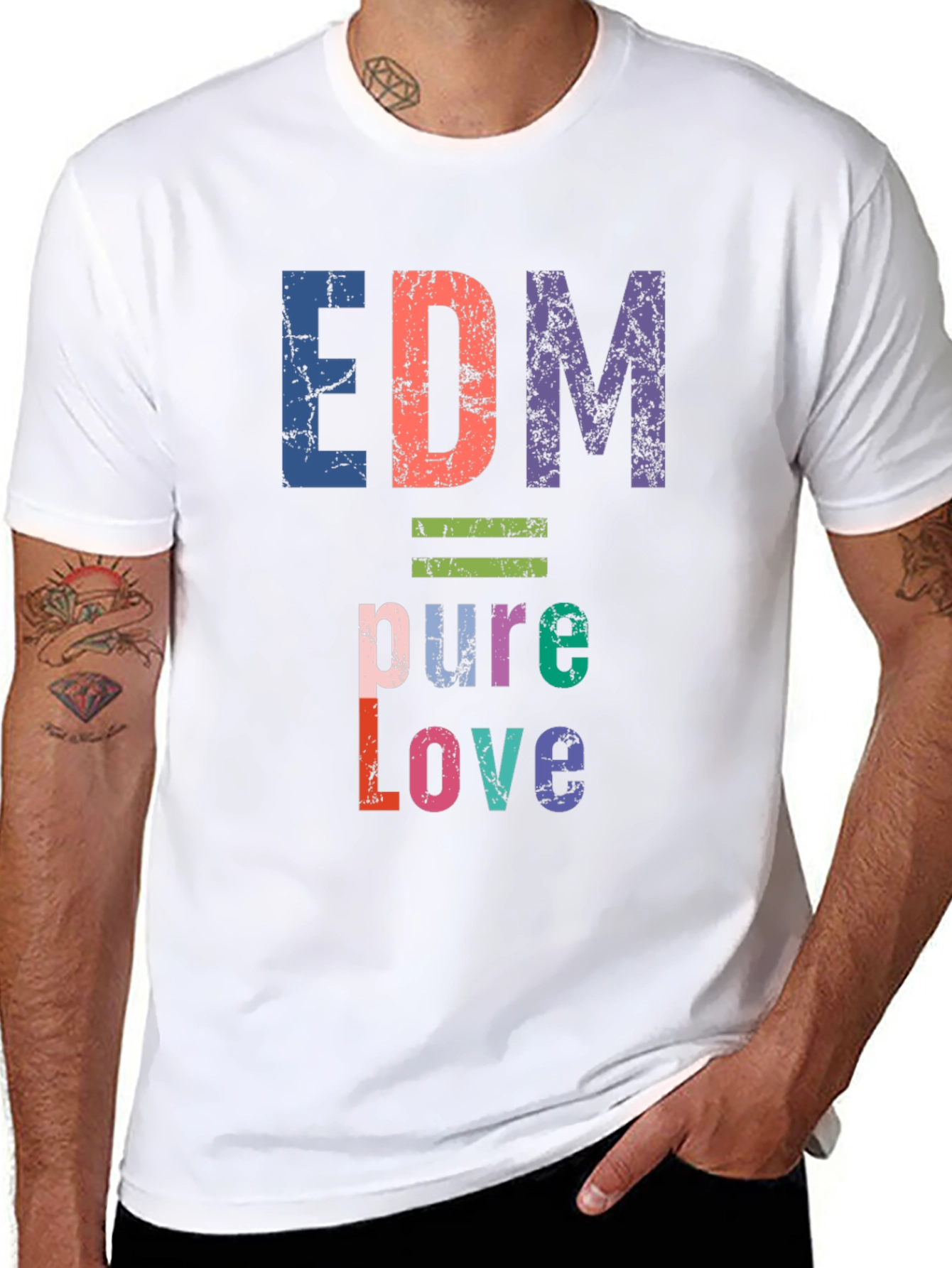 EDM Pure Love Graphic Tee