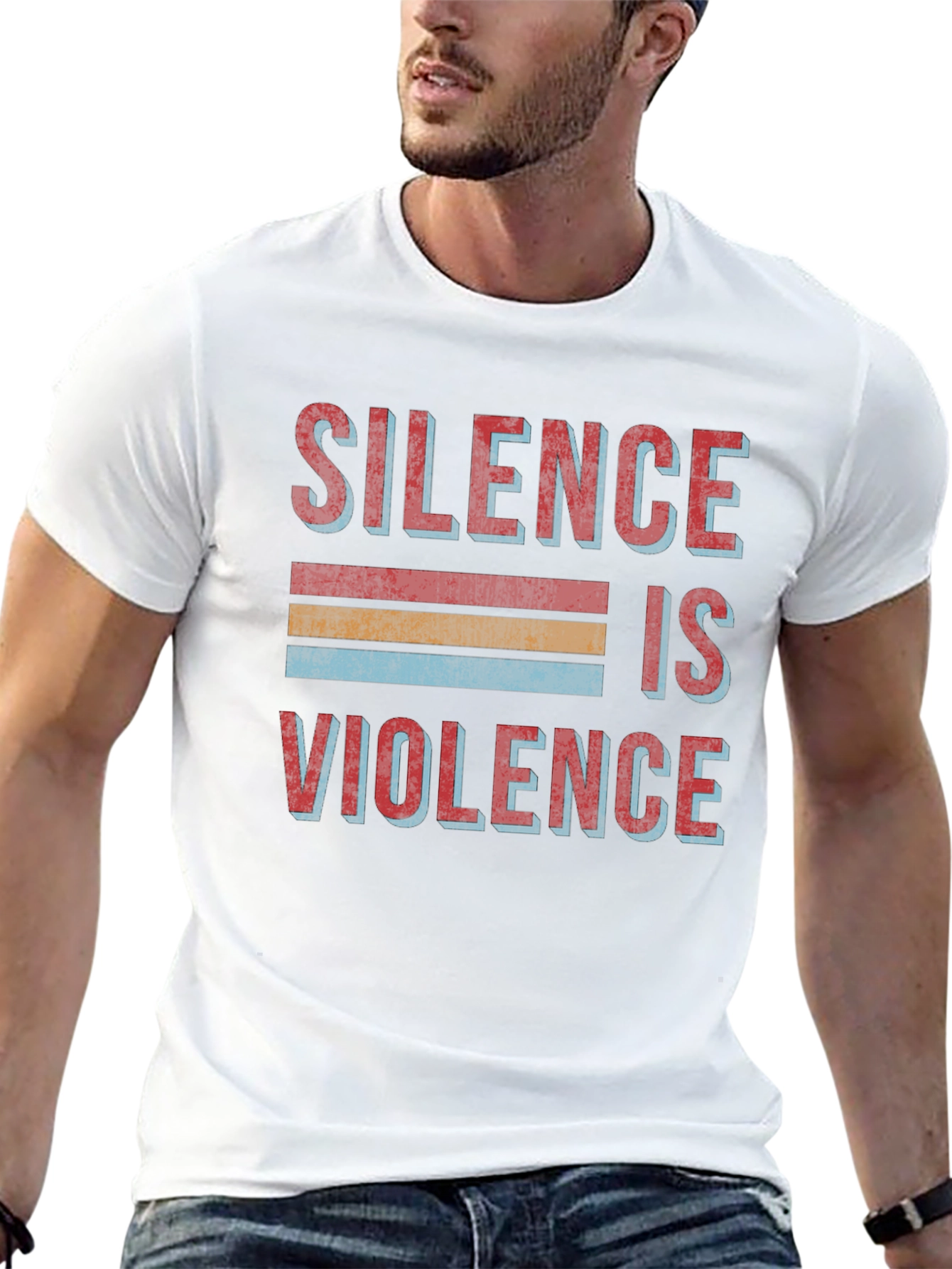 Silence is Violence Retro Graphic Tee
